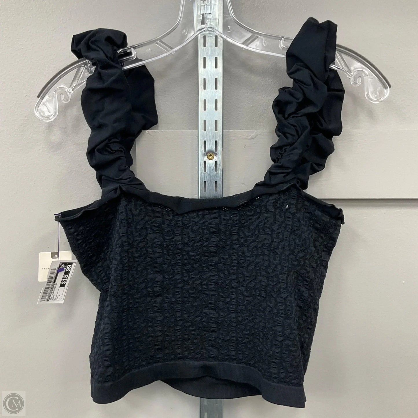 Top Sleeveless By Anthropologie In Black, Size: L