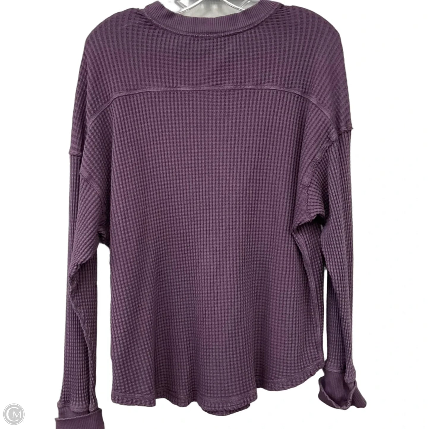Top Long Sleeve By Offline In Purple, Size: M