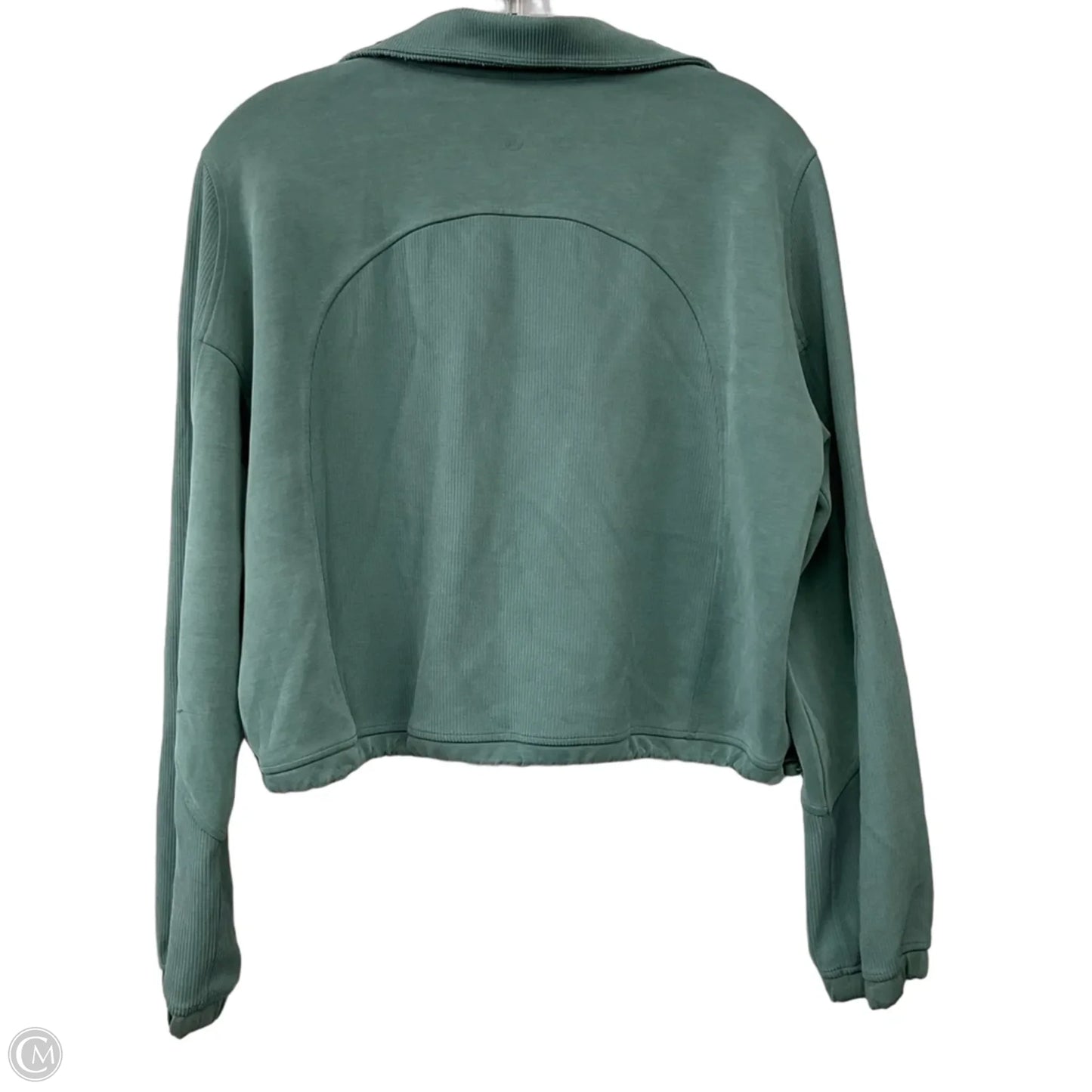 Sweatshirt Collar By Lululemon In Green, Size: 8