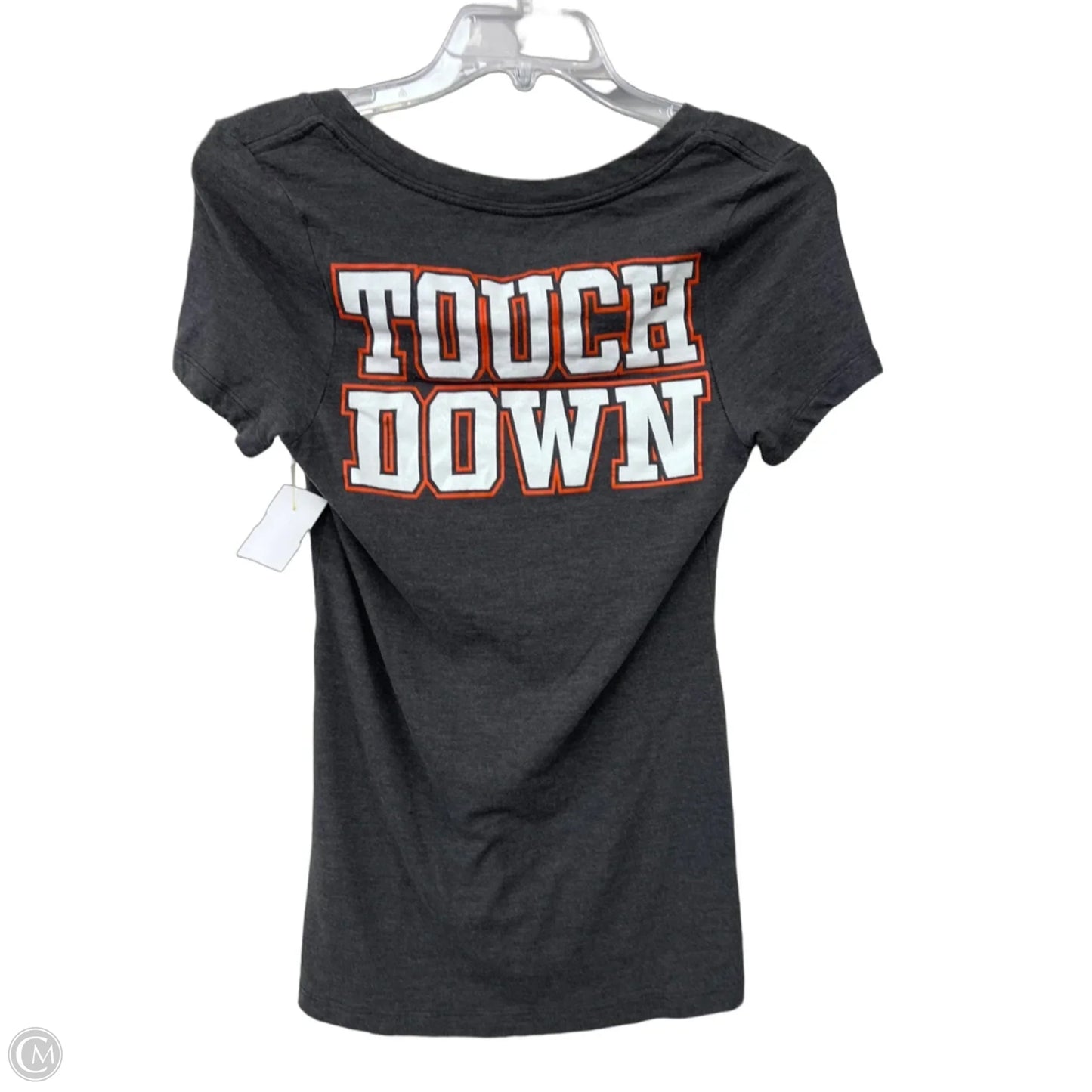 Top Short Sleeve Basic By Nfl In Grey, Size: Xs