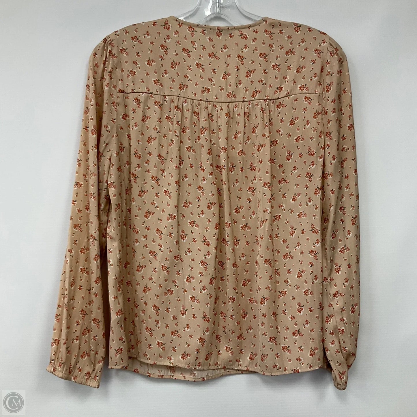 Top Long Sleeve By Madewell In Floral Print, Size: M