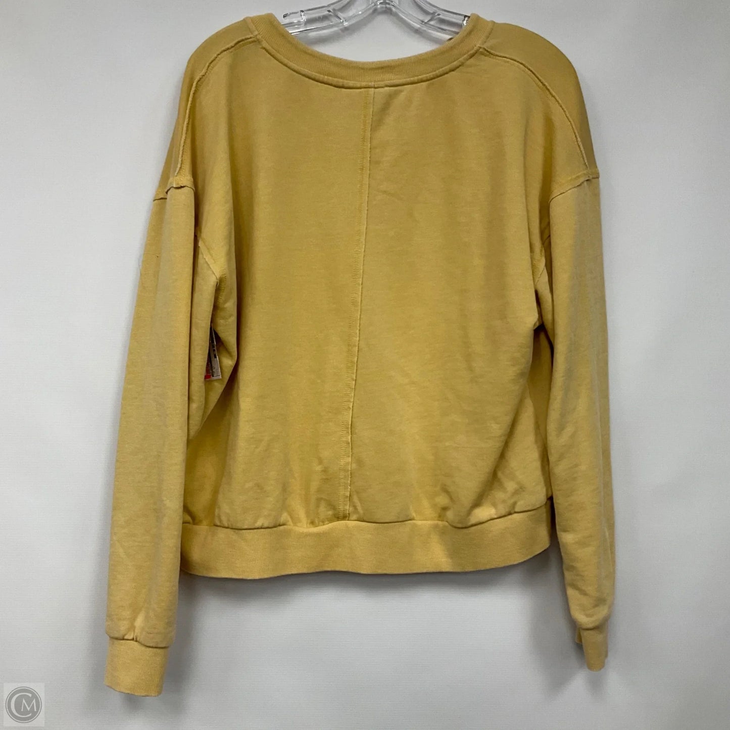 Top Long Sleeve By Ariat In Yellow, Size: L