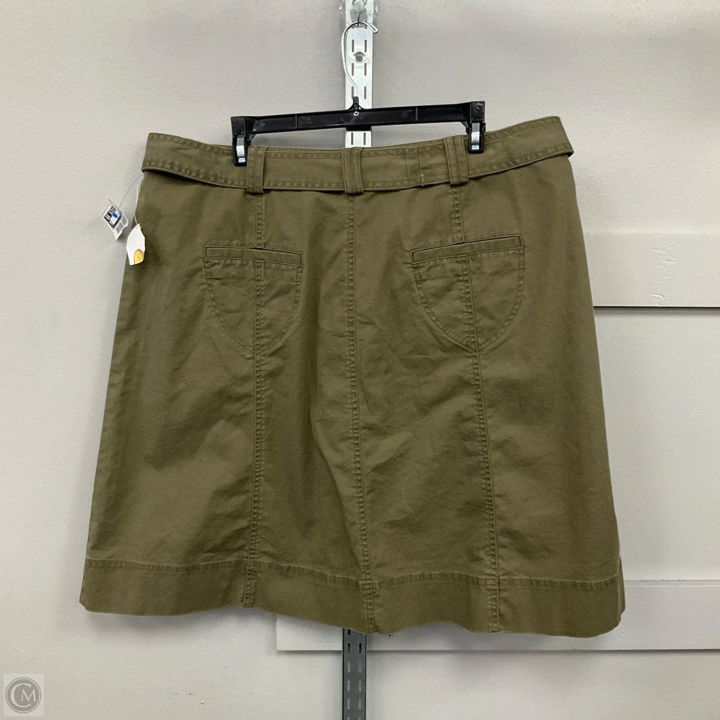 Skirt Midi By Talbots In Green, Size: 18