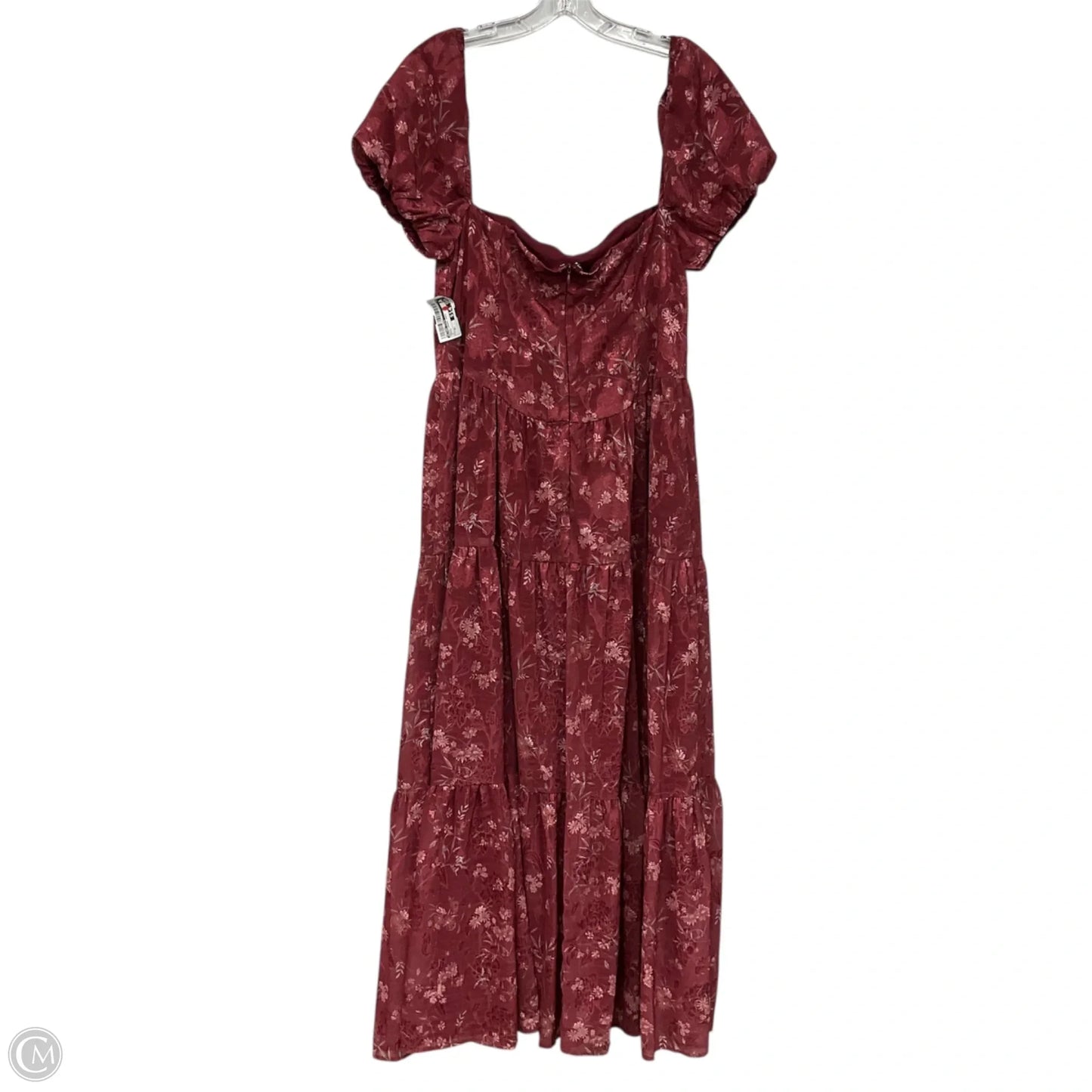 Dress Casual Maxi By Altard State In Maroon, Size: Xl