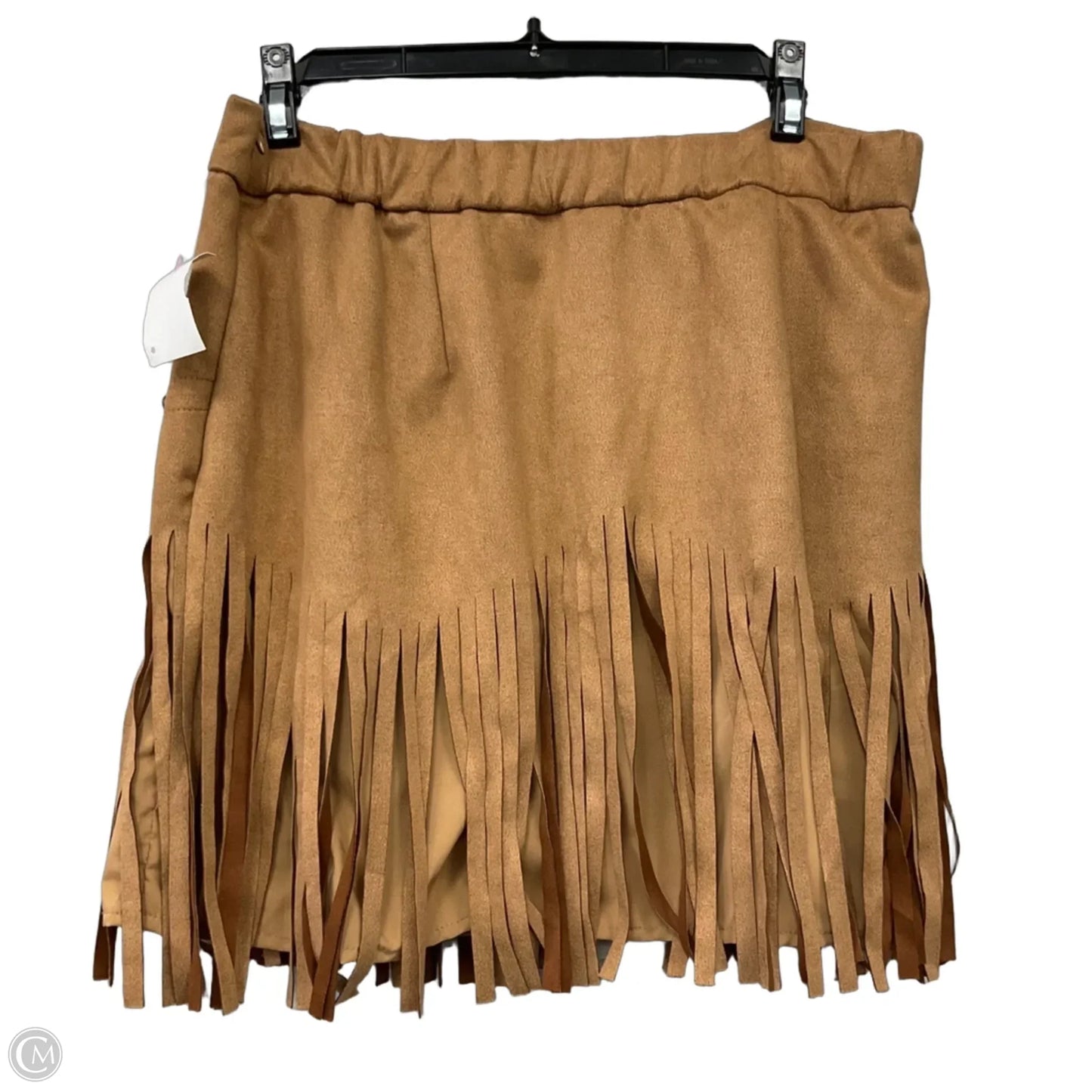 Skirt Mini & Short By Cmf In Brown, Size: S