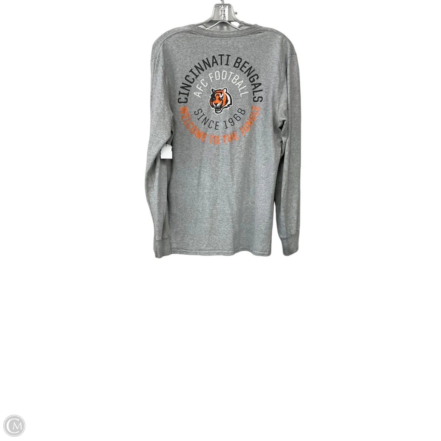 Top Long Sleeve Basic By Cmf In Grey, Size: M