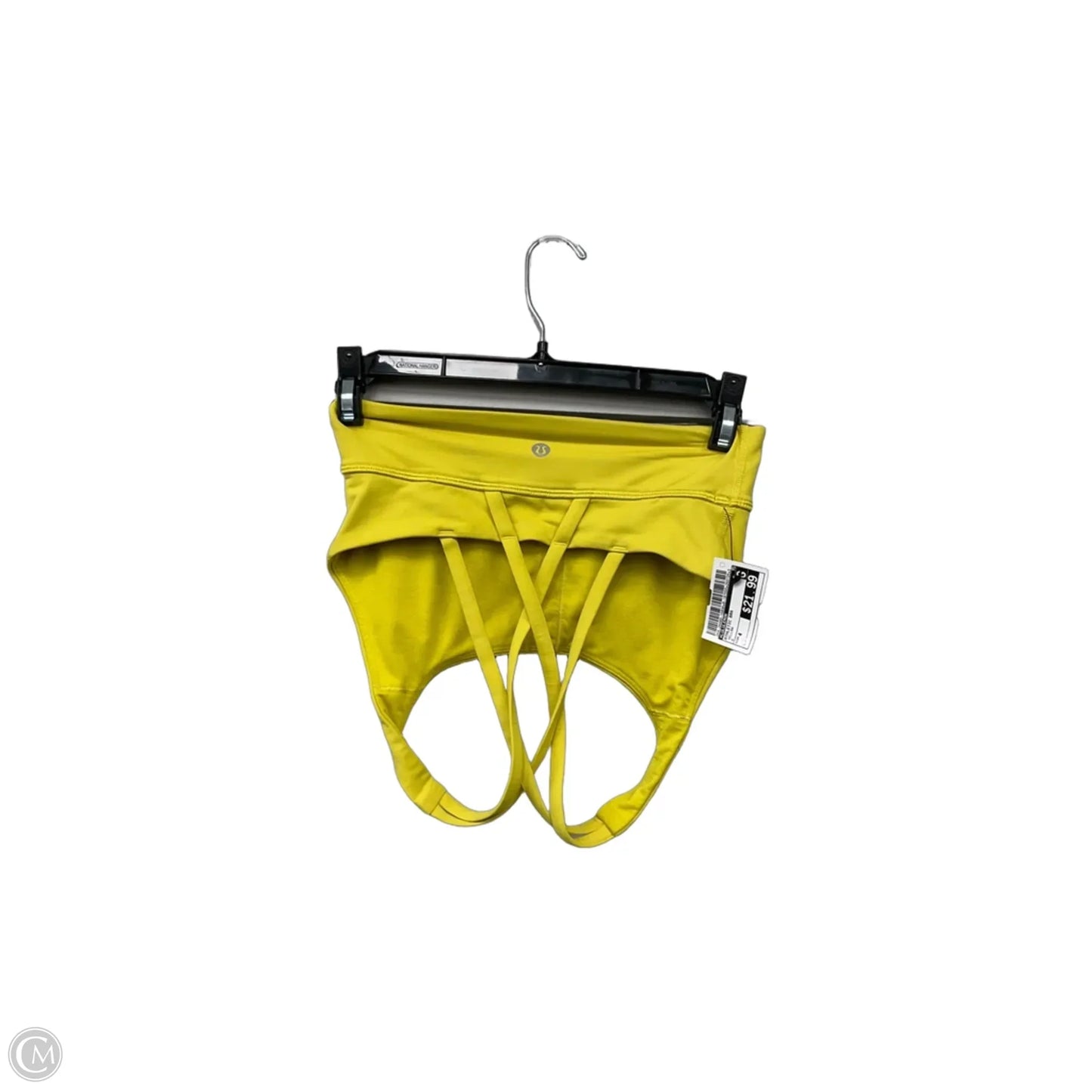 Athletic Bra By Lululemon In Yellow, Size: 4