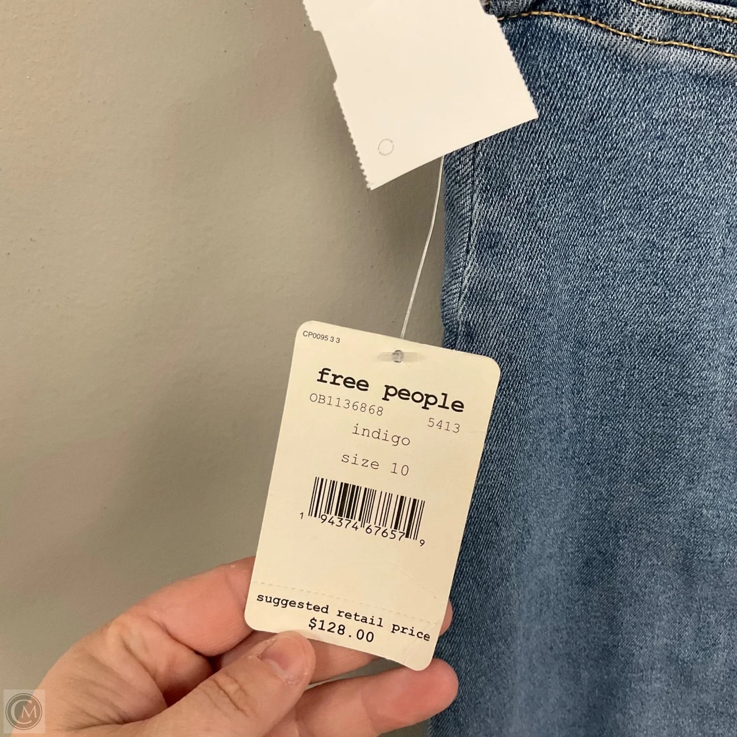 Dress Casual Midi By Free People In Blue Denim, Size: 10