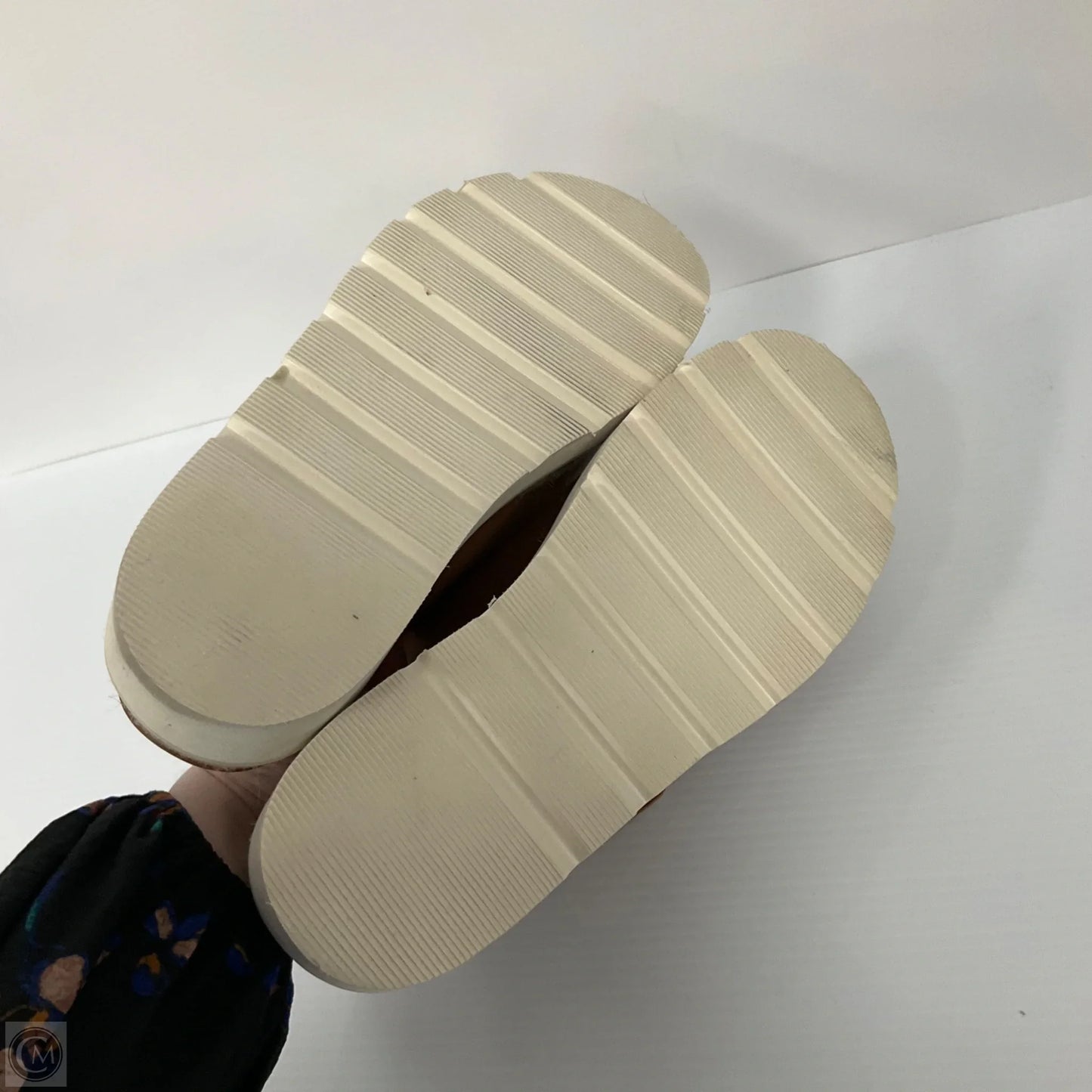 Sandals Heels Platform By Madden Girl In Brown, Size: 7