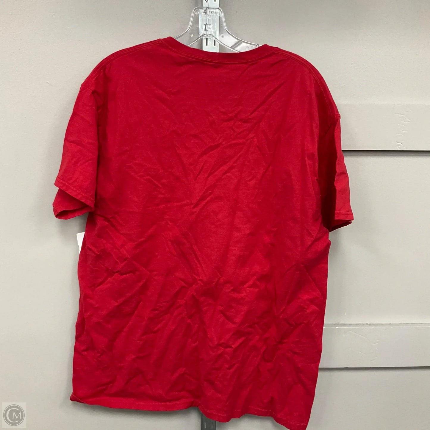 Top Short Sleeve Basic By Fruit Of The Loom In Red, Size: L