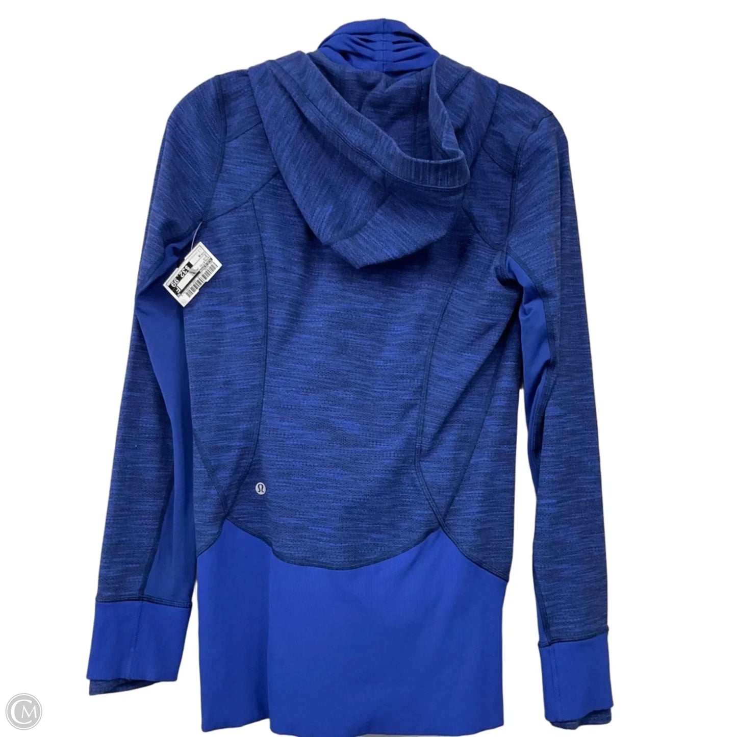 Athletic Jacket By Lululemon In Blue, Size: M