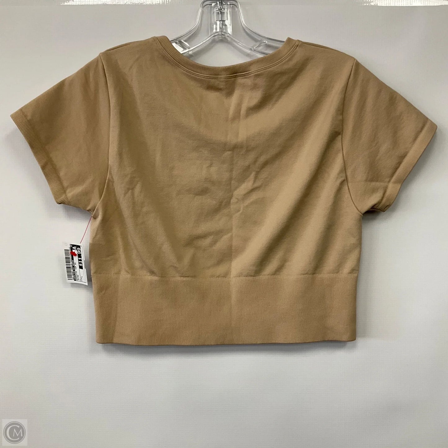 Athletic Top Short Sleeve By Offline By Aerie In Beige, Size: L