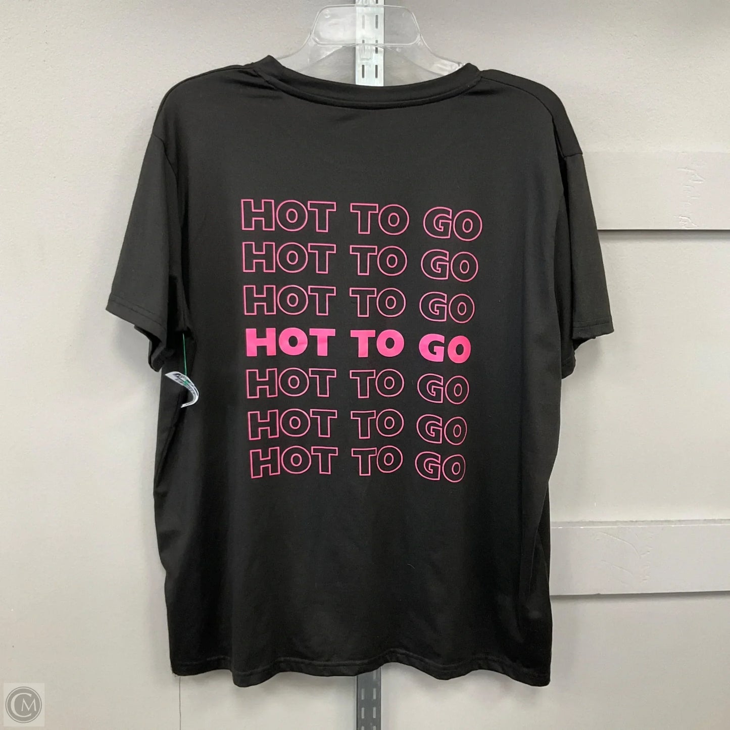 Top Short Sleeve Basic By Cmf In Black, Size: Xxl