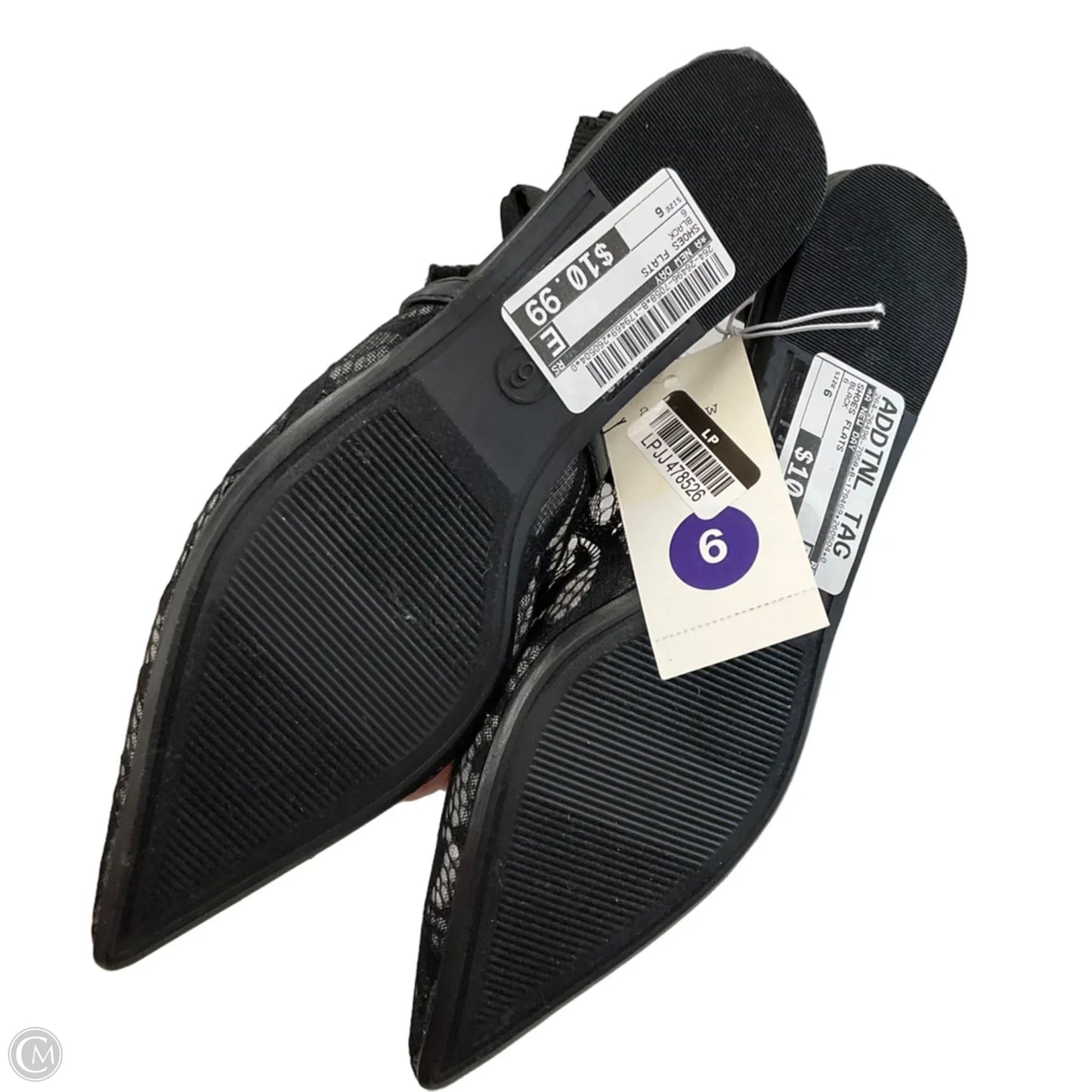 Shoes Flats By A New Day In Black, Size: 6