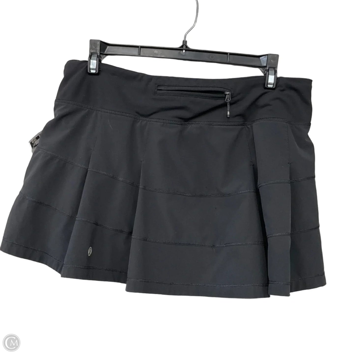 Athletic Skort By Lululemon In Black, Size: 8