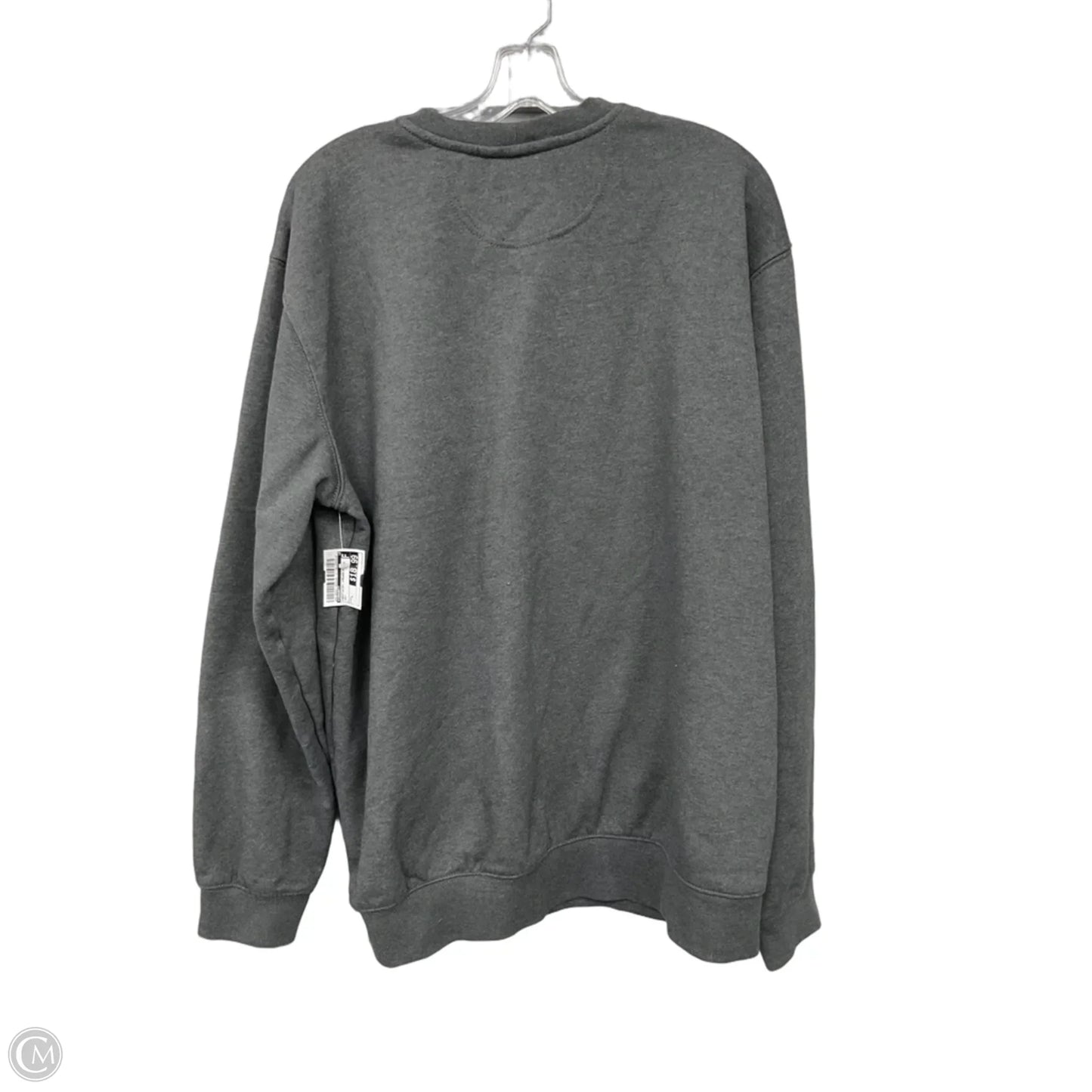Sweatshirt Crewneck By Carhartt In Grey, Size: L