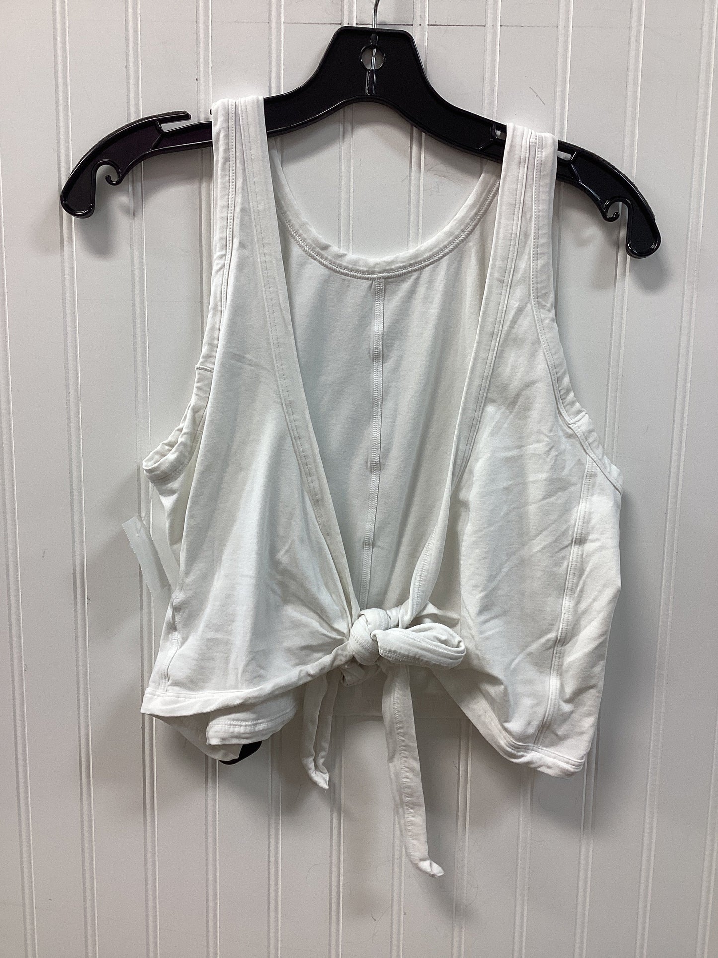 Athletic Tank Top By Lululemon In White, Size:M
