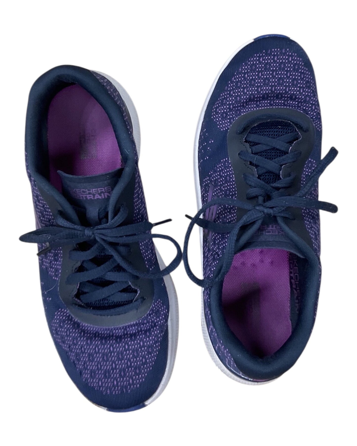 Shoes Sneakers By Skechers In Blue & Pink, Size:7.5