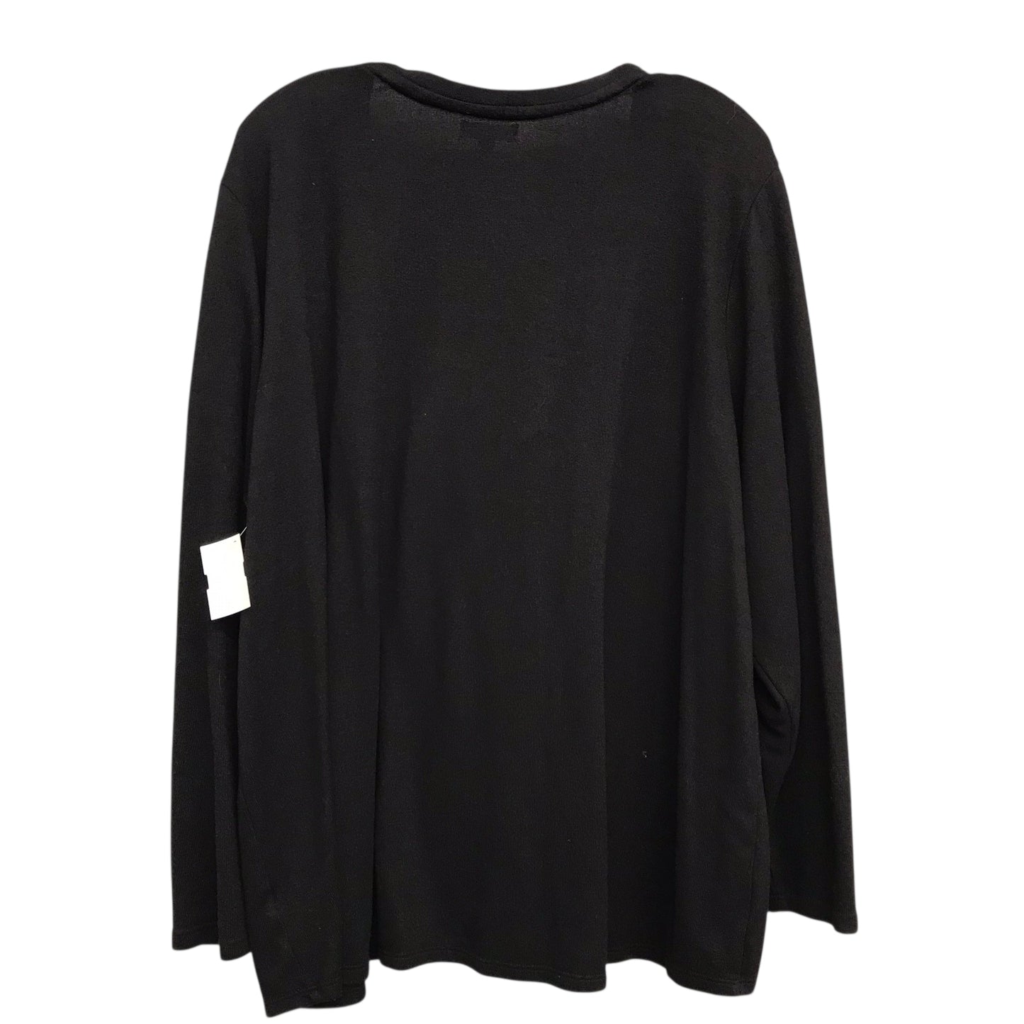 Top Ls By Ultra Flirt In Black, Size:3X