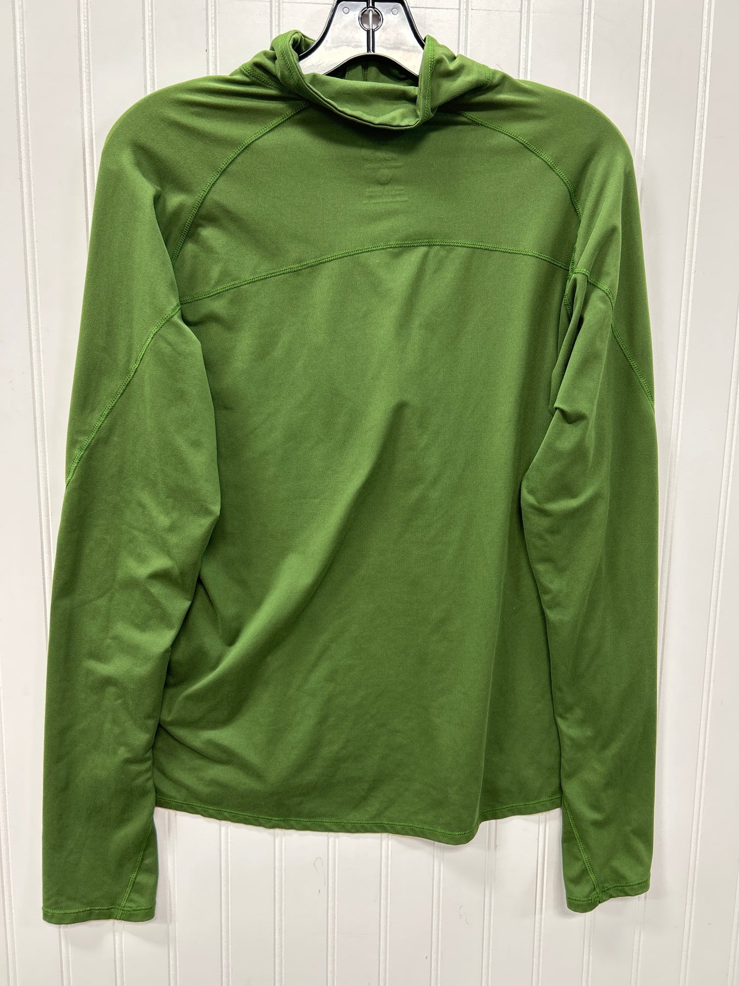Athletic Top Ls Collar By Mountain Hardwear In Green, Size:L