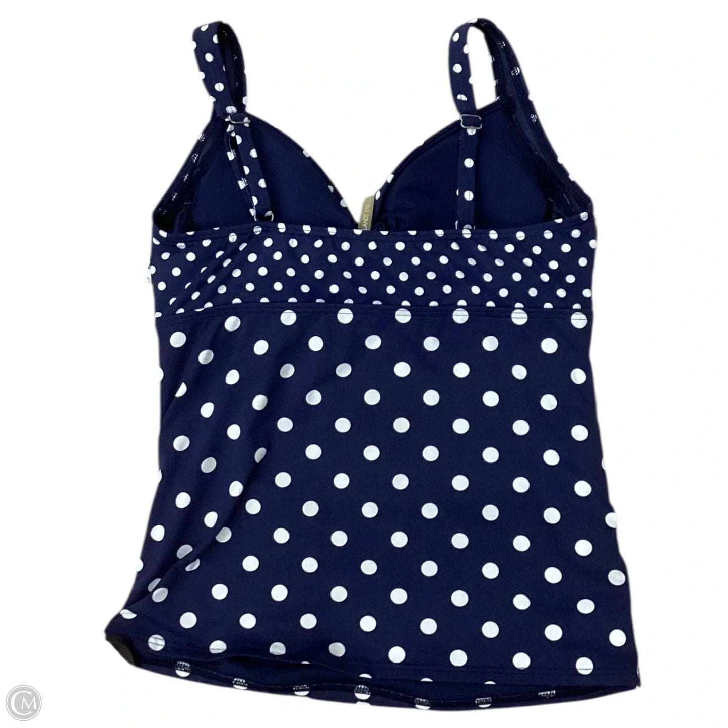 Swimsuit Top By Lands End In Polkadot Pattern, Size: S