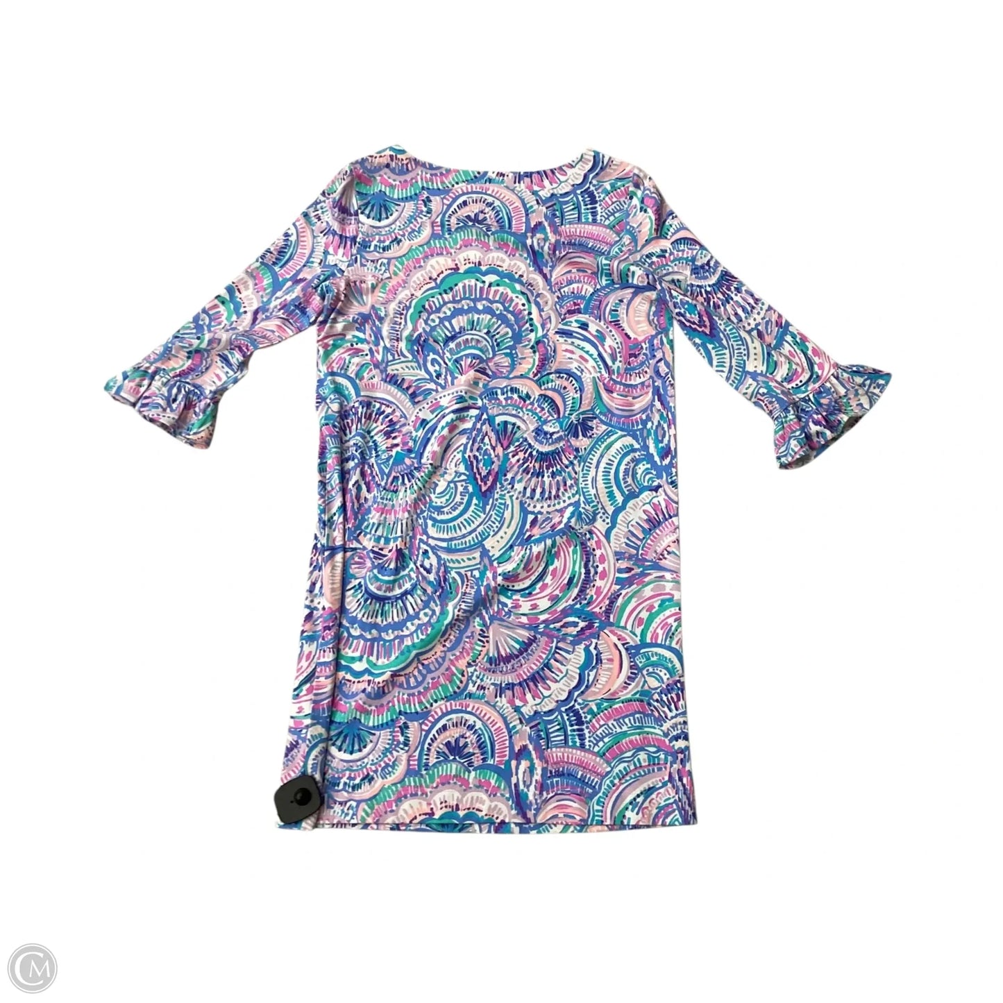 Dress Designer By Lilly Pulitzer In Blue & Pink, Size: Xl