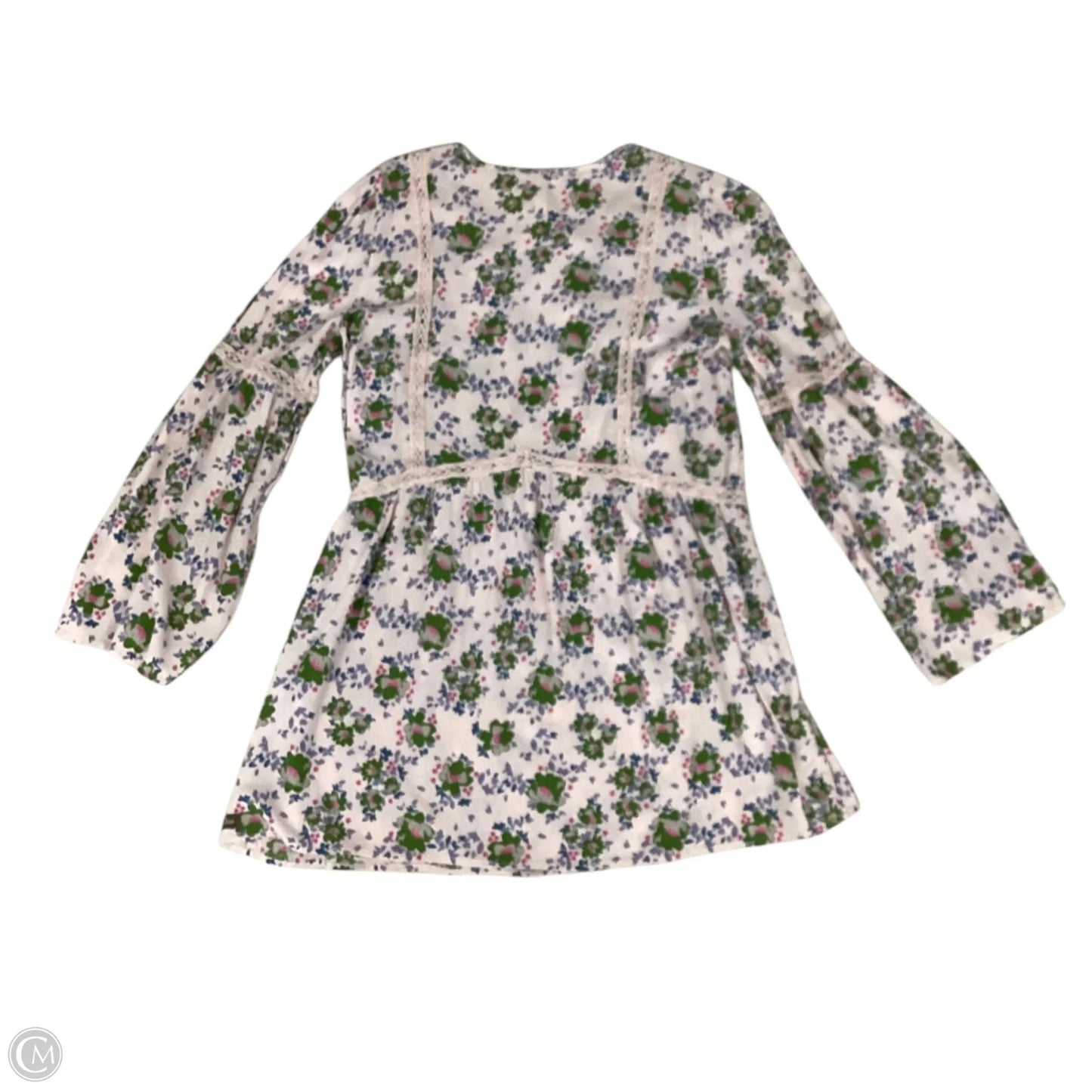 Top Long Sleeve By Matilda Jane In Floral Print, Size: L