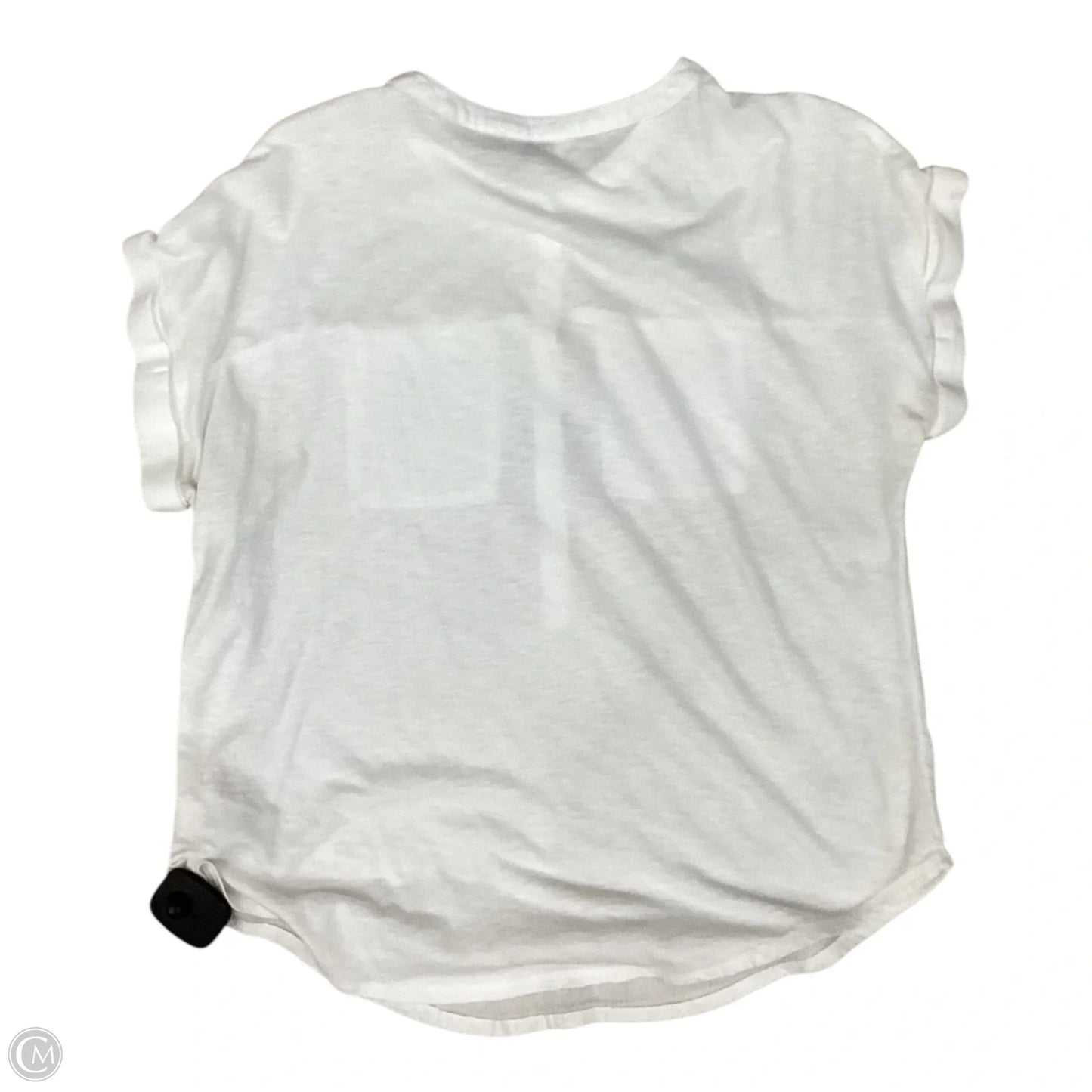 Top Short Sleeve By Lucky Brand In White, Size: S