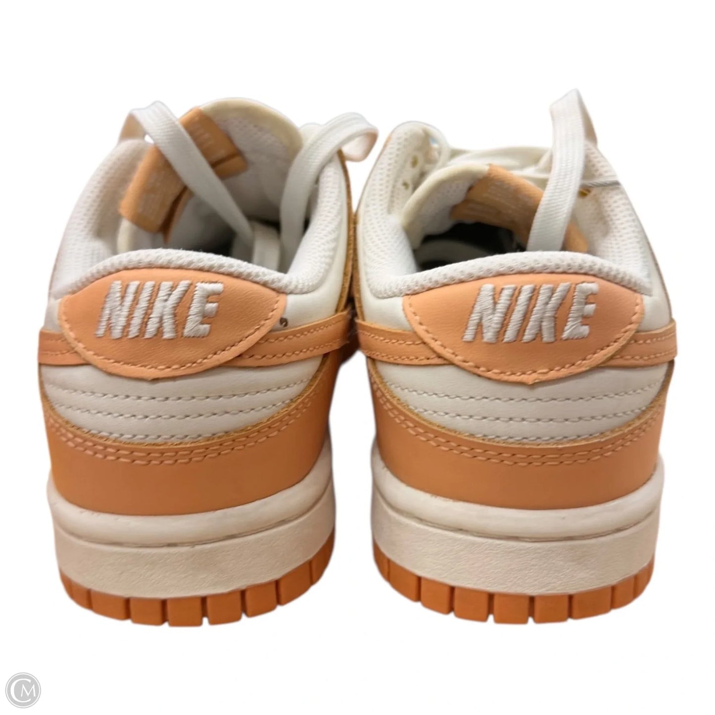Shoes Athletic By Nike In Tan & White, Size: 5