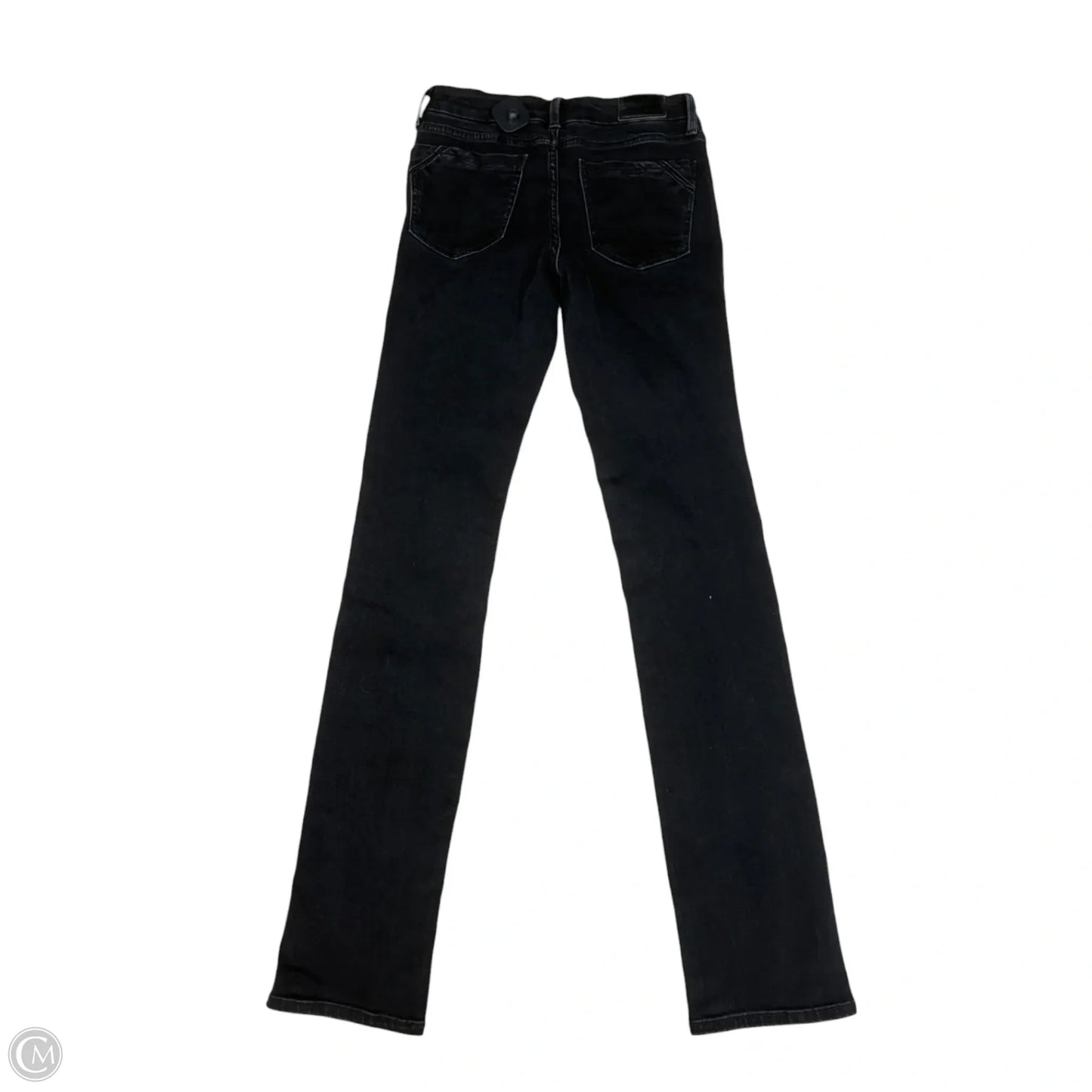 Jeans Skinny By Buckle Black In Black Denim, Size: 2l