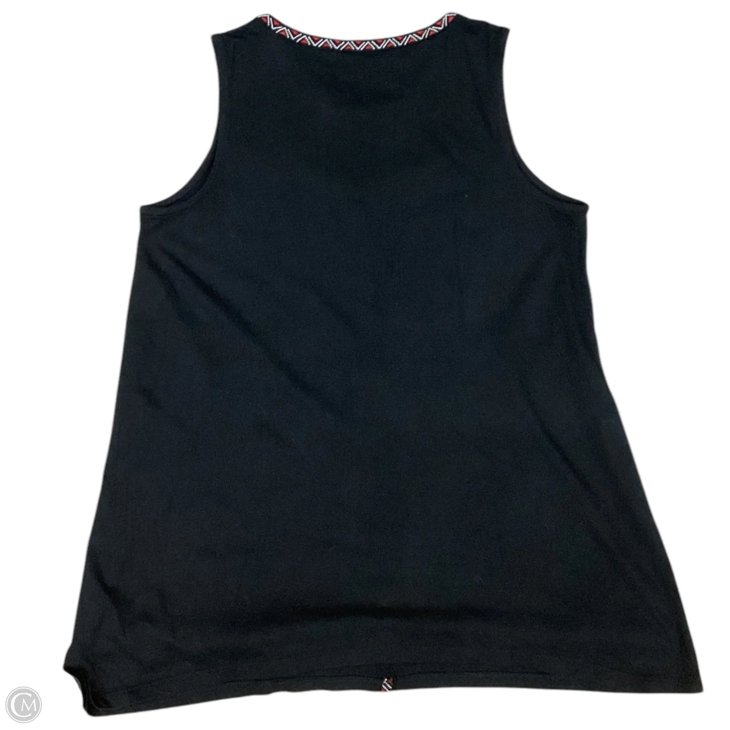 Top Sleeveless By J. Jill In Black & Red, Size: S