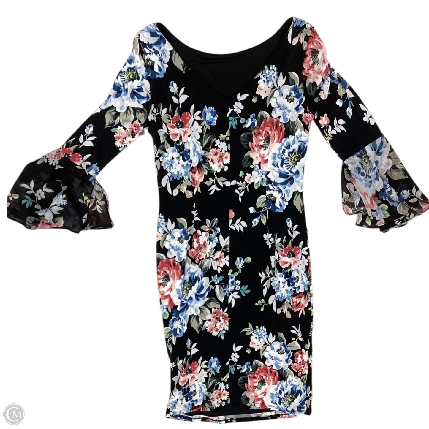 Dress Party Midi By White House Black Market In Floral Print, Size: S