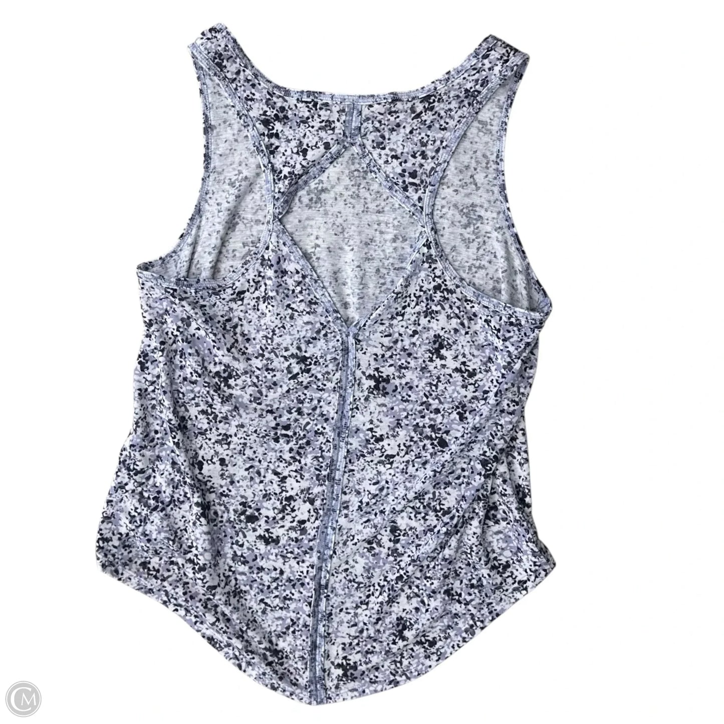 Athletic Tank Top By Athleta In Blue & White, Size: M