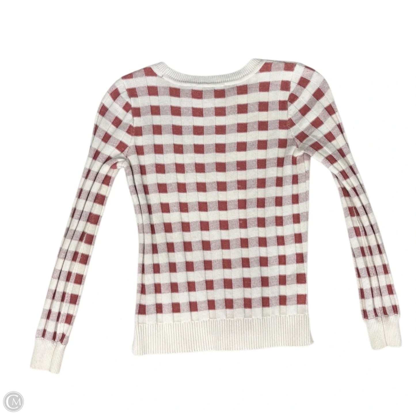 Sweater By Loft In Plaid Pattern, Size: Xxs