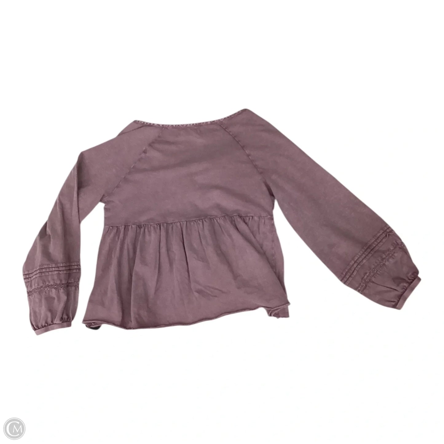 Top Long Sleeve By Lucky Brand In Mauve, Size: Xs