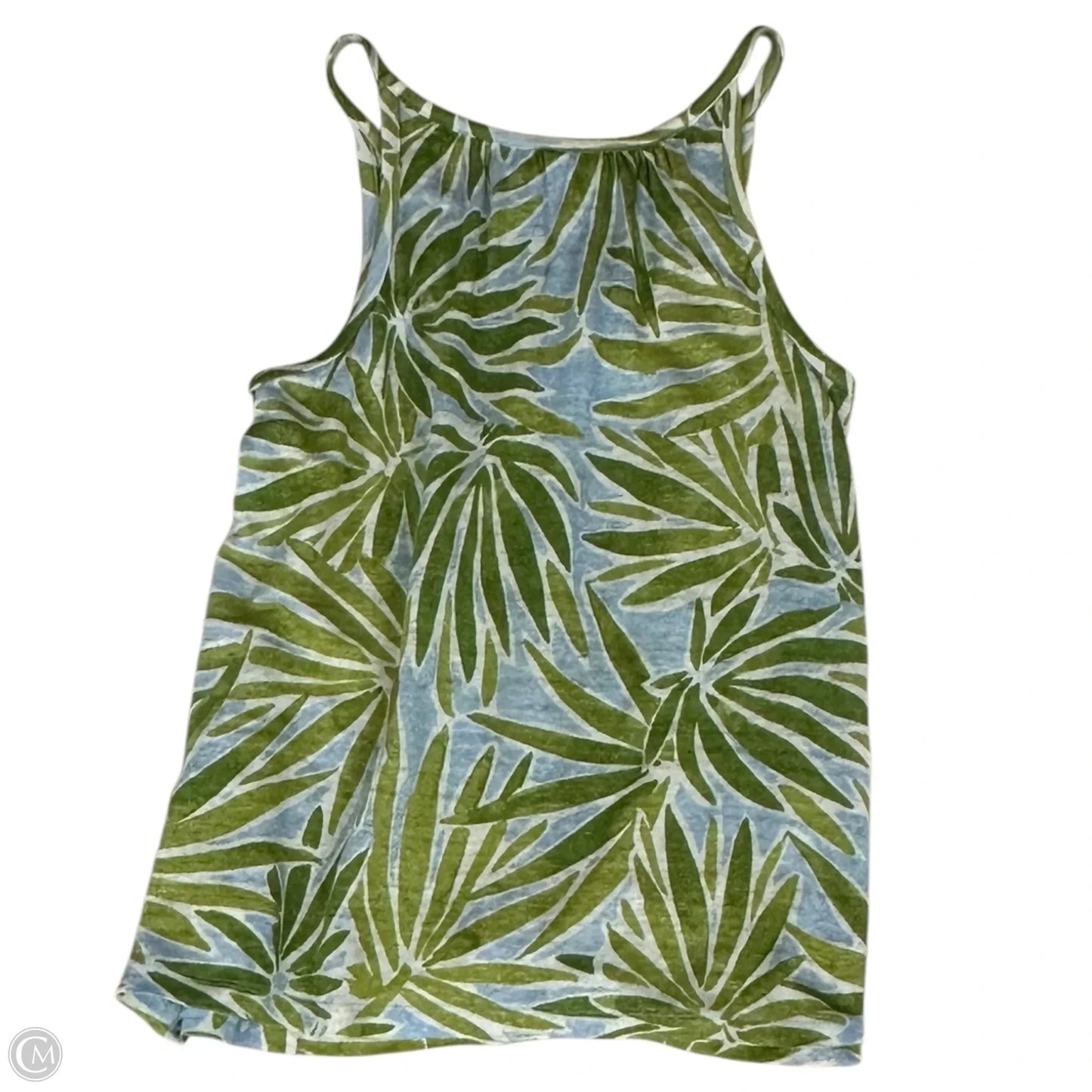 Top Sleeveless By Sigrid Olsen In Blue & Green, Size: S