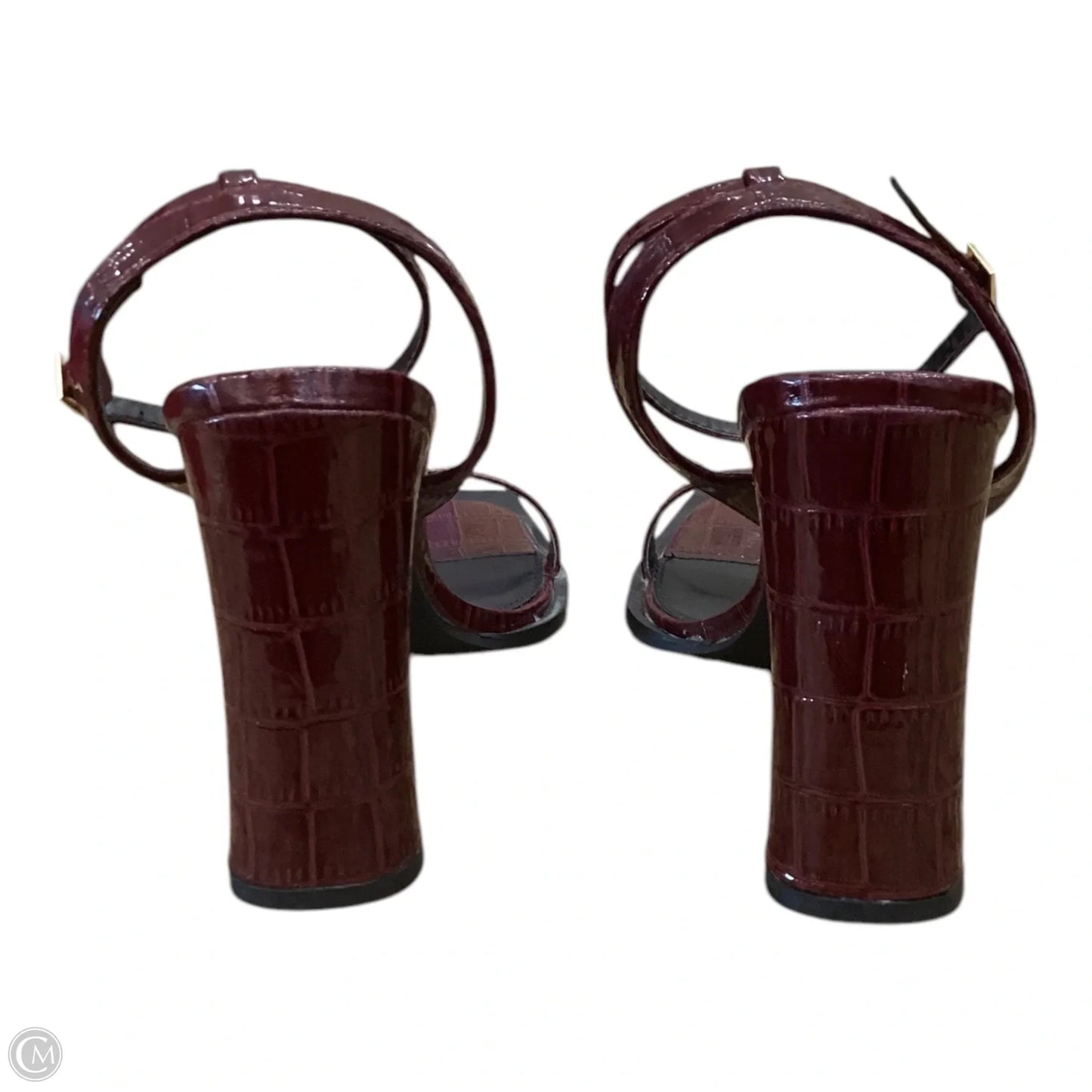 Shoes Heels Block By Nasty Gal In Red, Size: 6.5