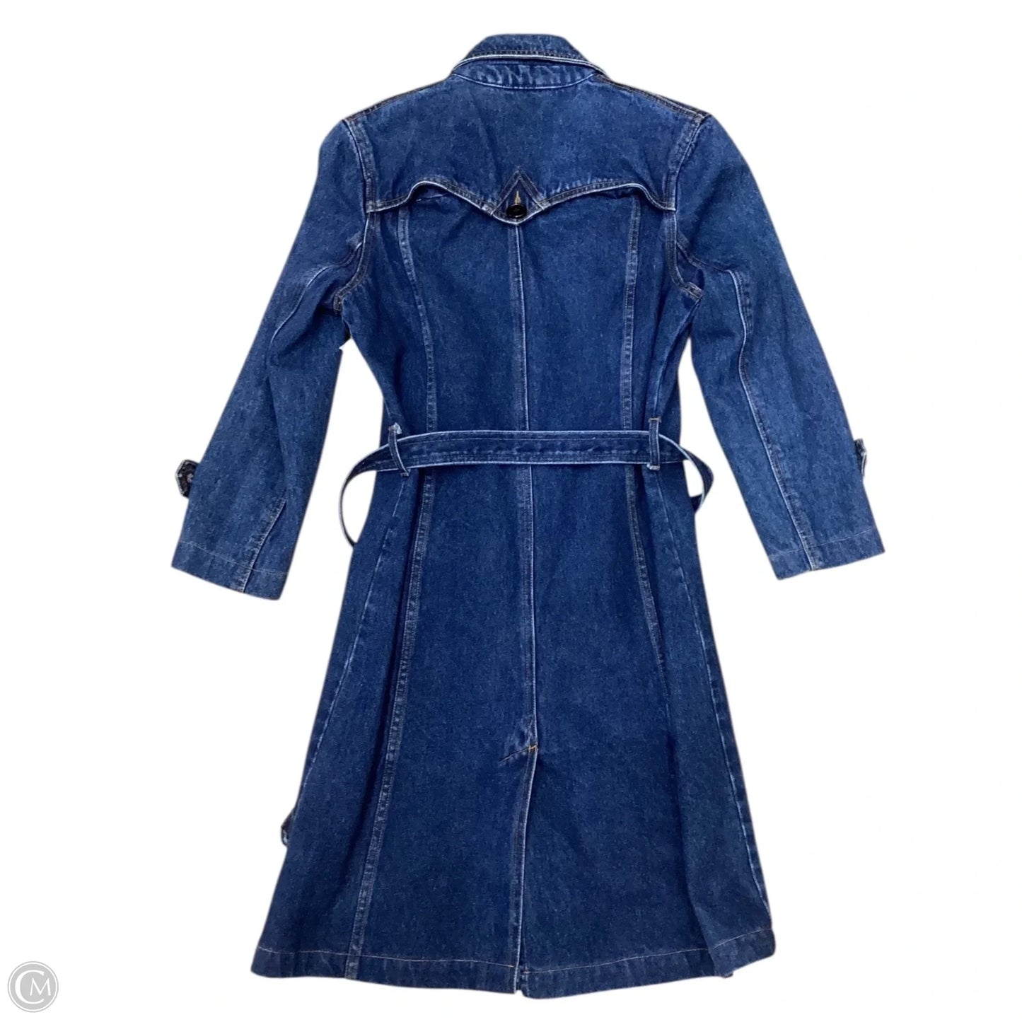 Coat Other By Clothes Mentor In Blue Denim, Size: 4p