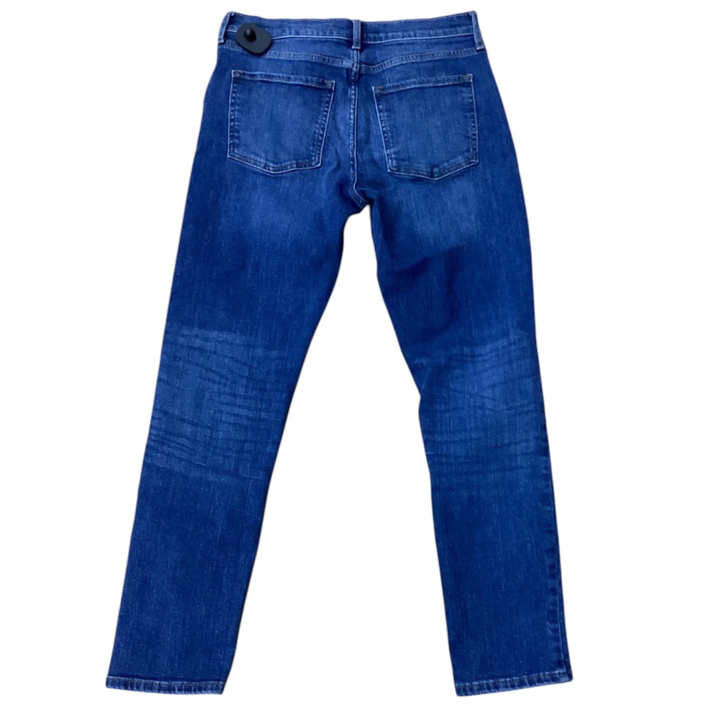 Jeans Straight By Banana Republic In Blue Denim, Size: 4