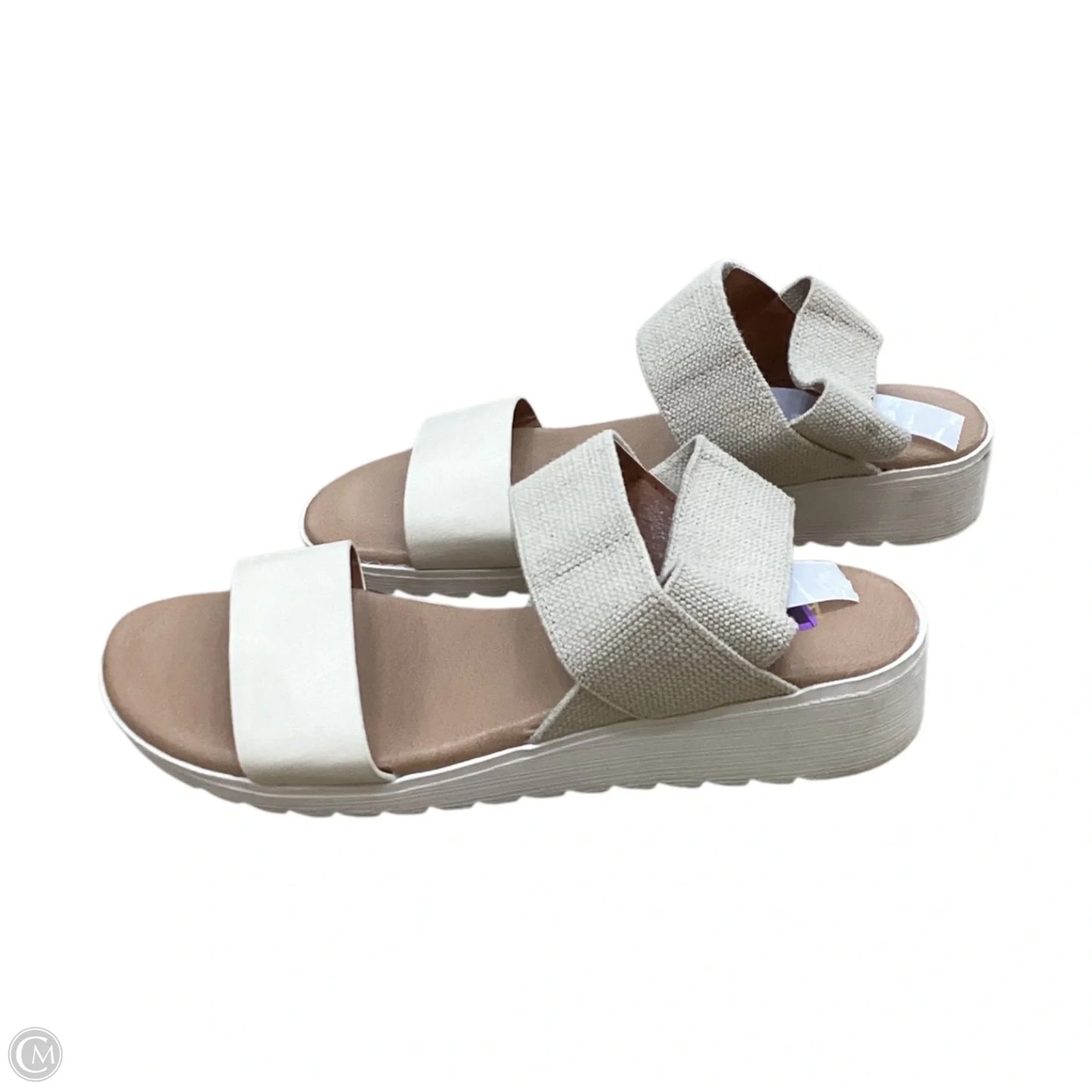 Sandals Flats By Kensie In Cream, Size: 6