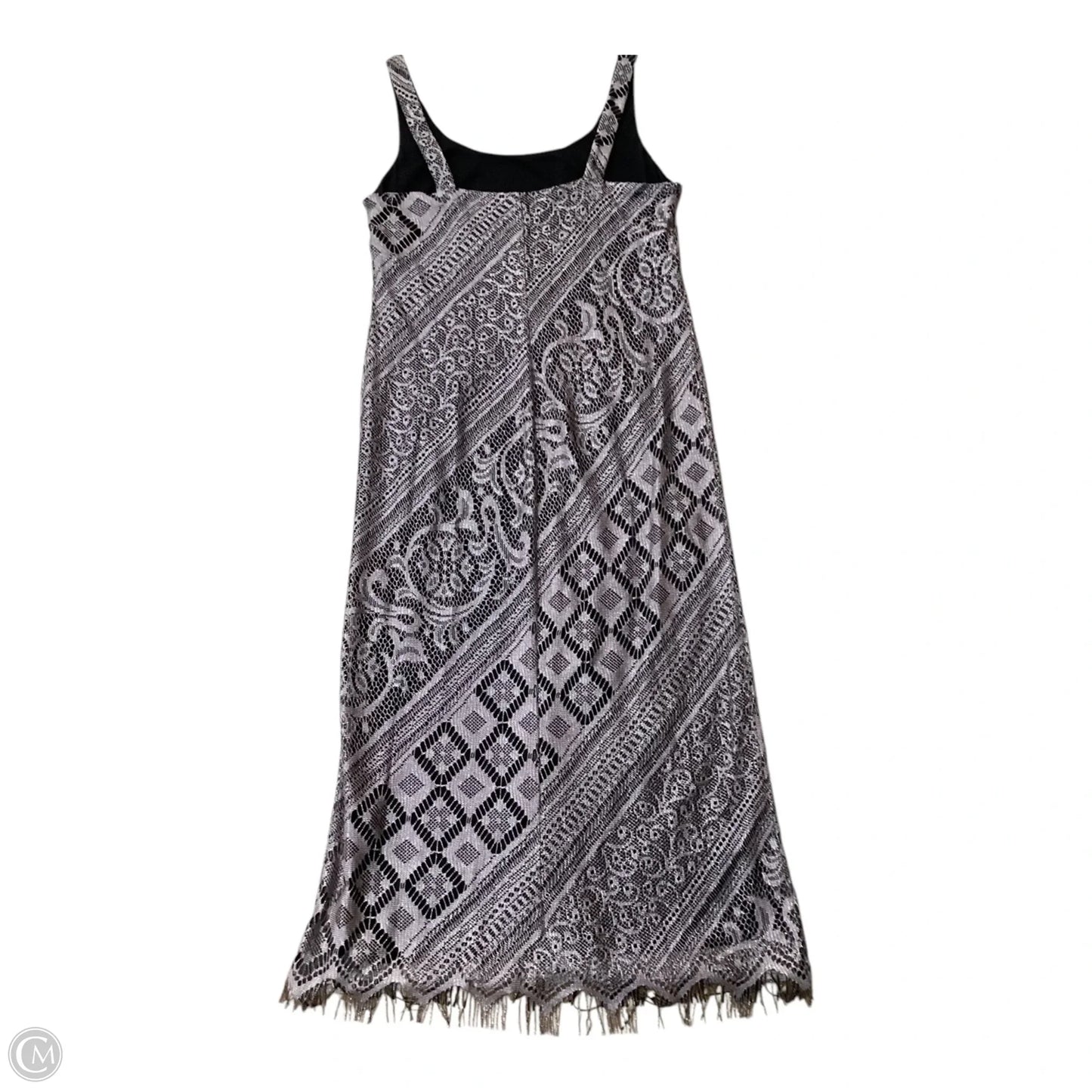 Dress Party Long By Sl Fashions In Silver, Size: Xl