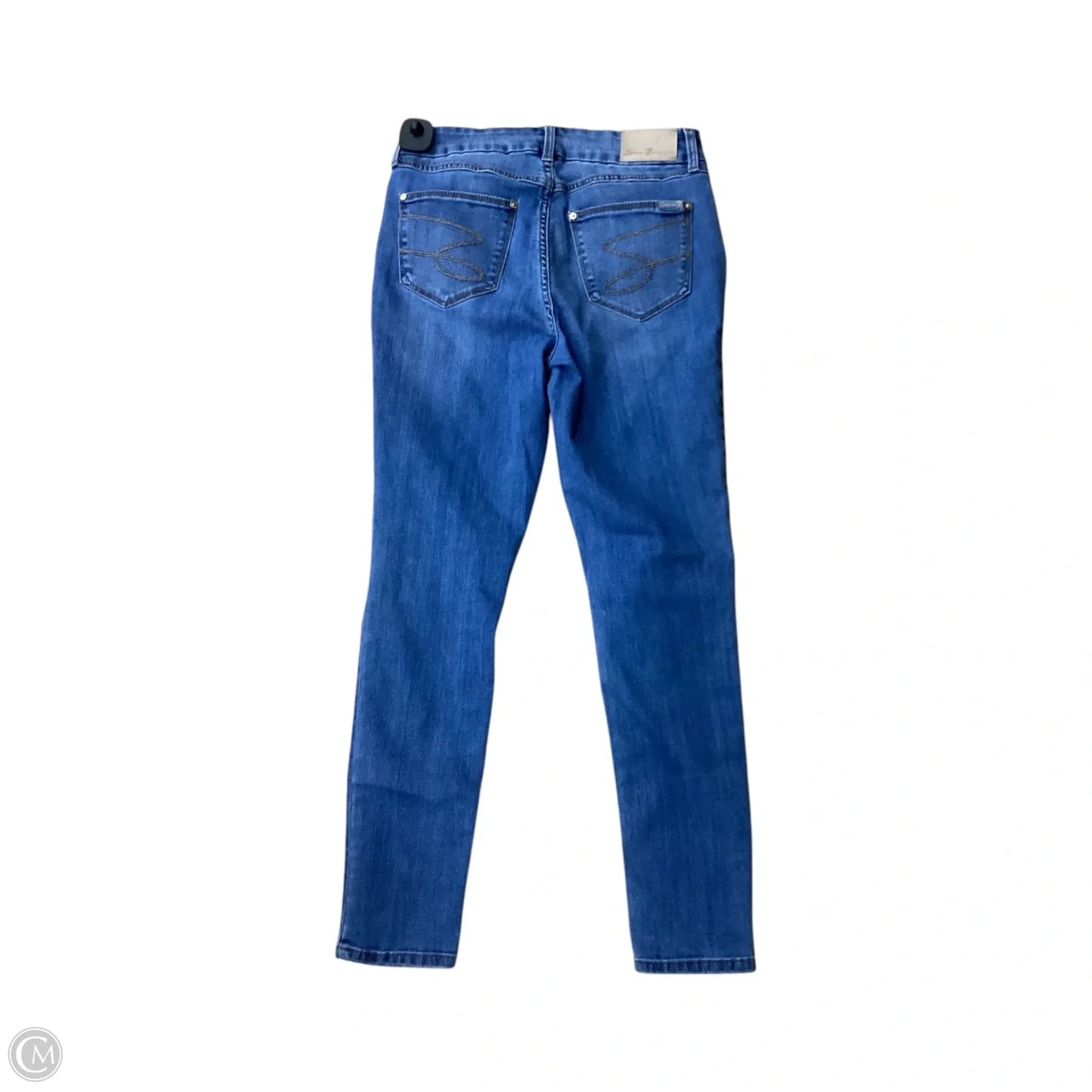 Jeans Jeggings By Seven 7 In Blue Denim, Size: 8