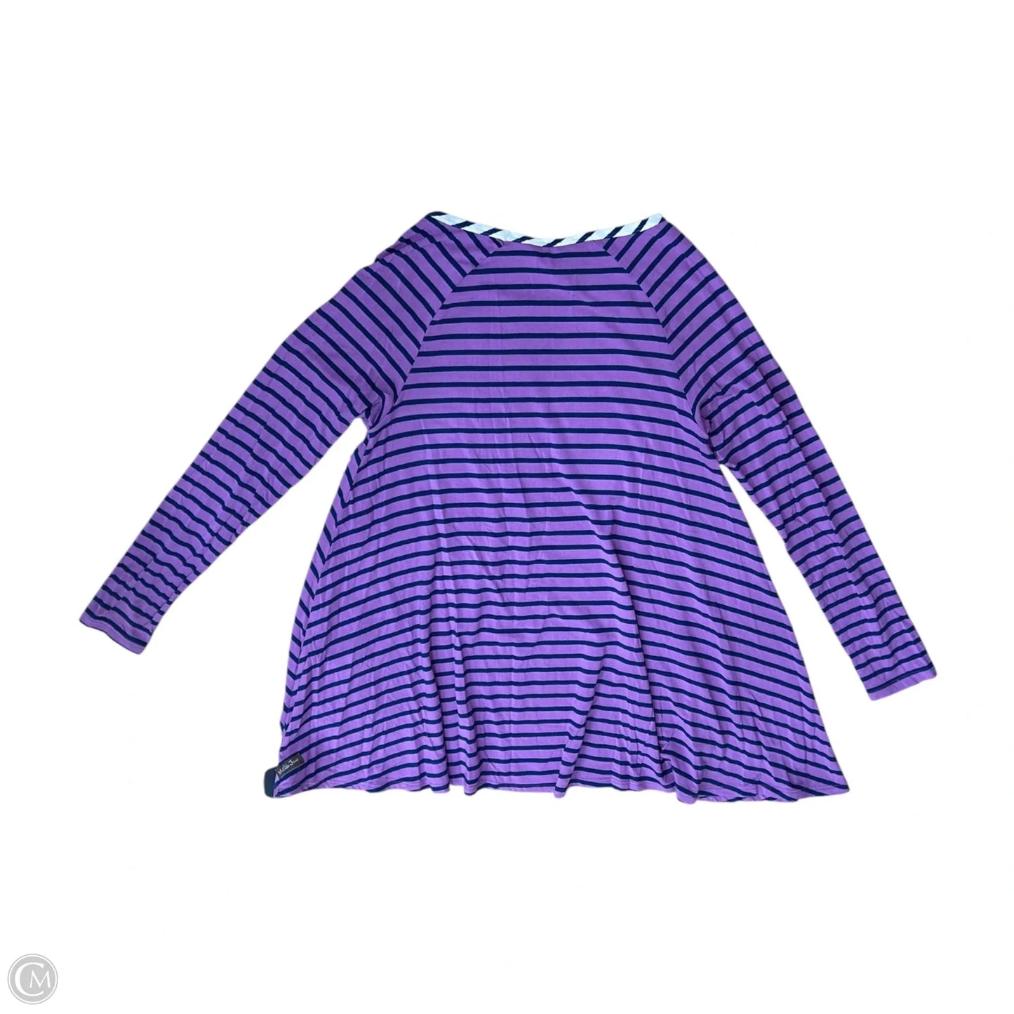 Top Long Sleeve By Matilda Jane In Striped Pattern, Size: S