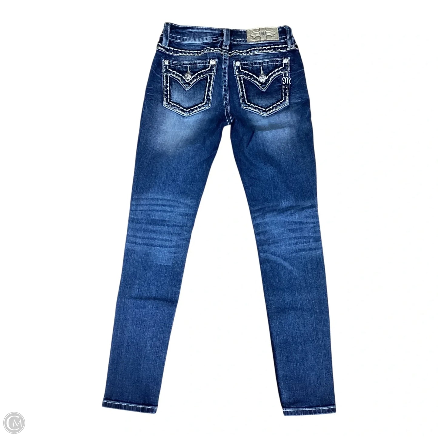 Jeans Skinny By Miss Me In Blue Denim, Size: 2