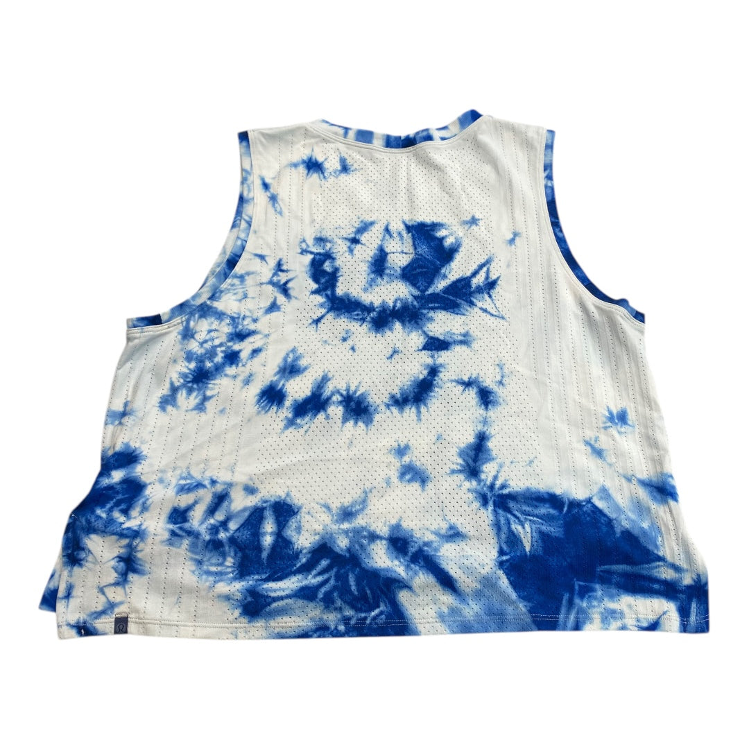 Athletic Tank Top By Lululemon In Tie Dye Print, Size:S