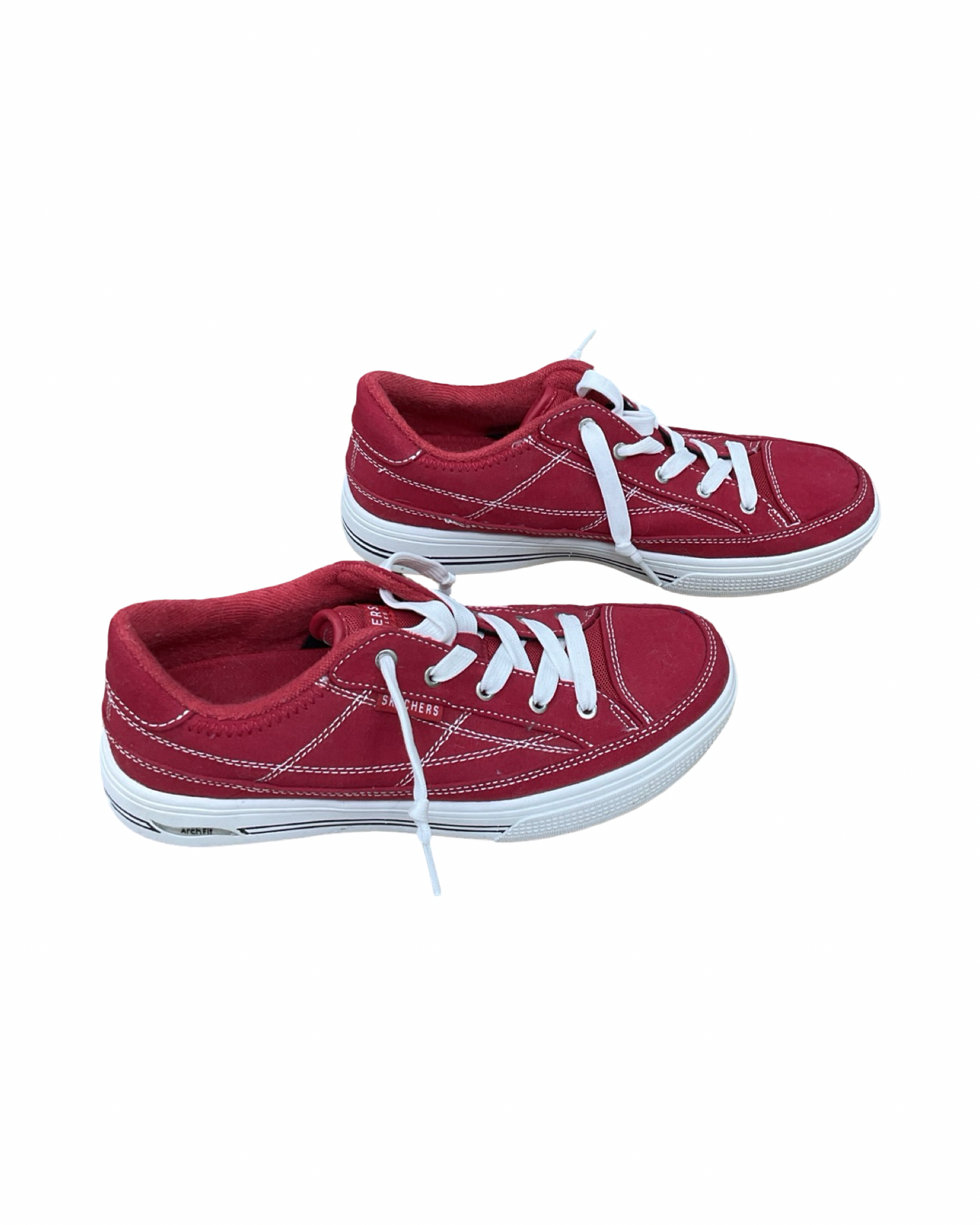 Shoes Sneakers By Skechers In Red, Size:8.5