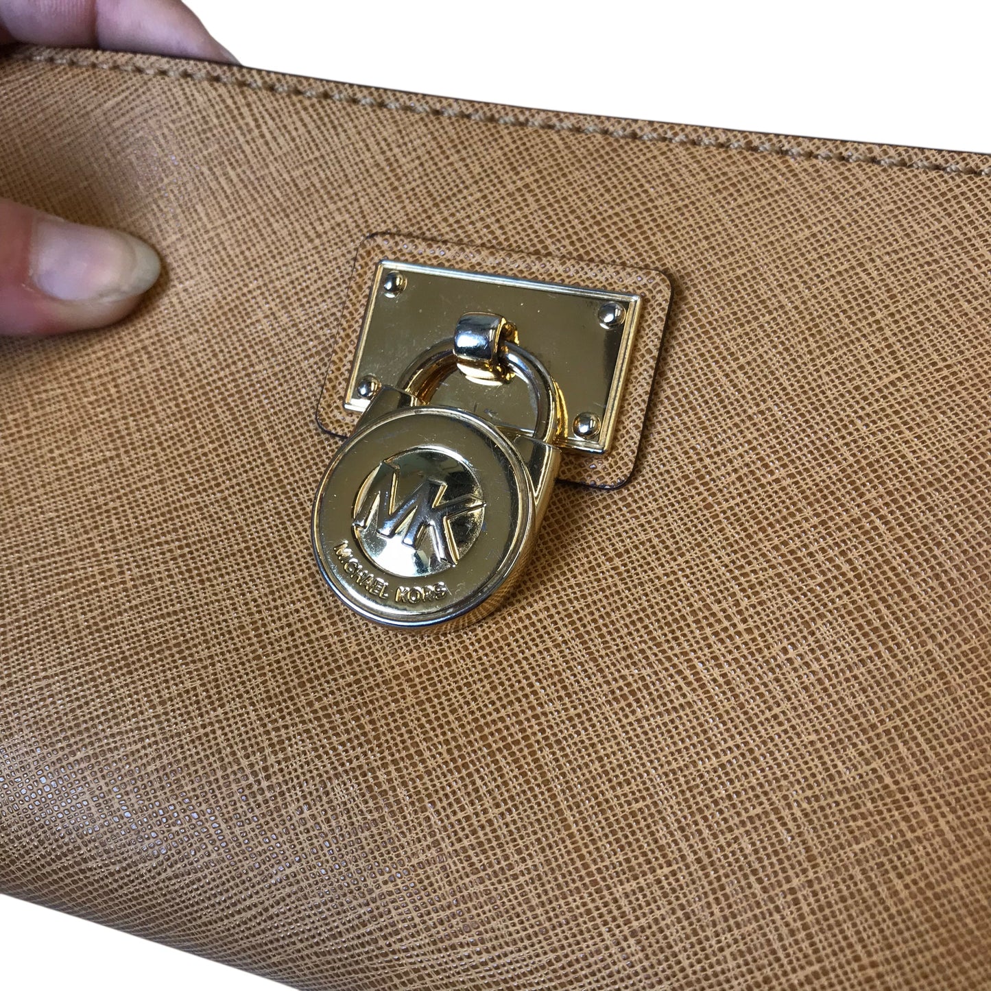 Wallet Designer By Michael Kors In Tan, Size:Large