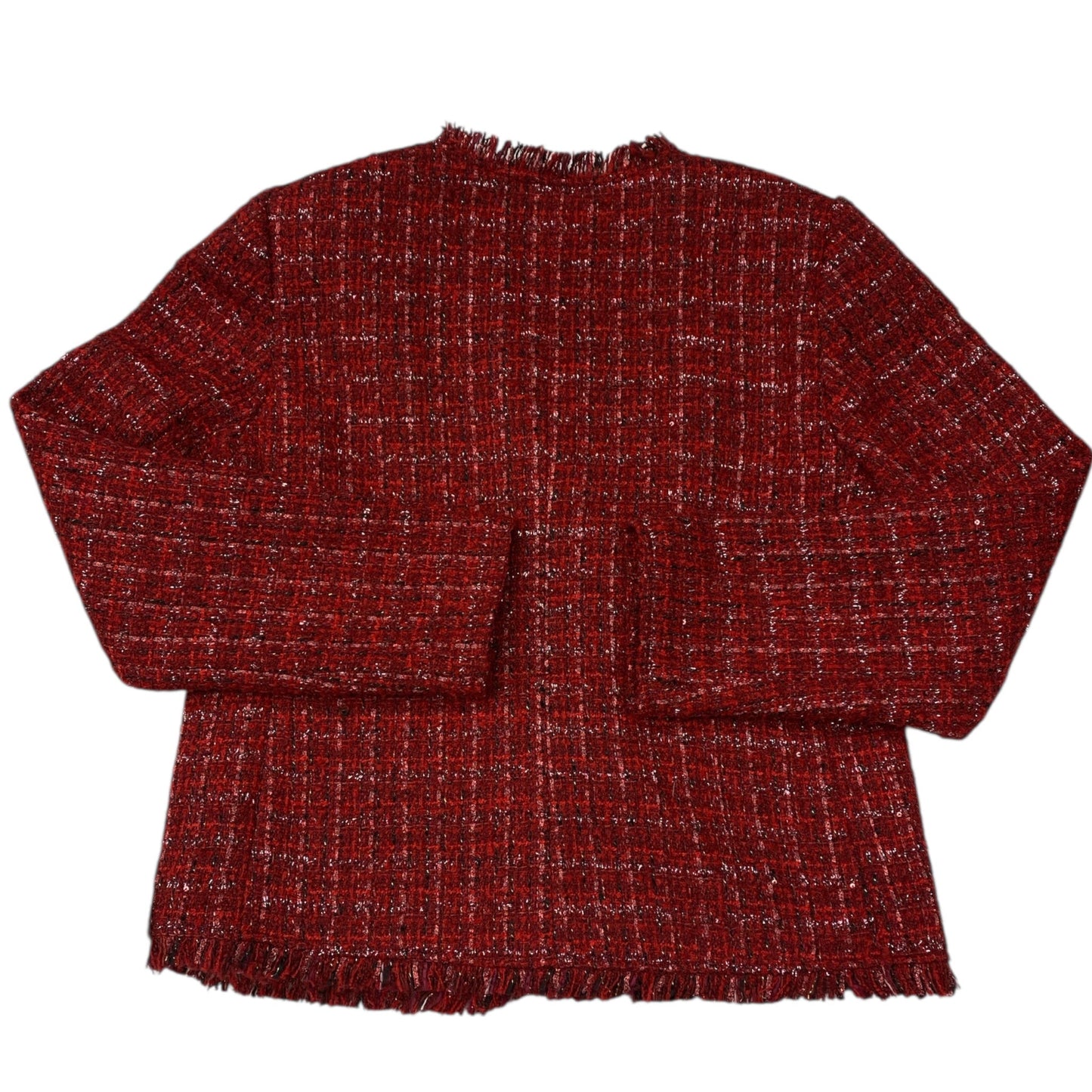 Blazer By Chicos In Red, Size:M