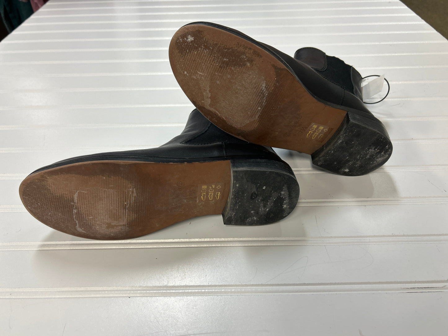 Boots Ankle Flats By Madewell In Black, Size:7.5