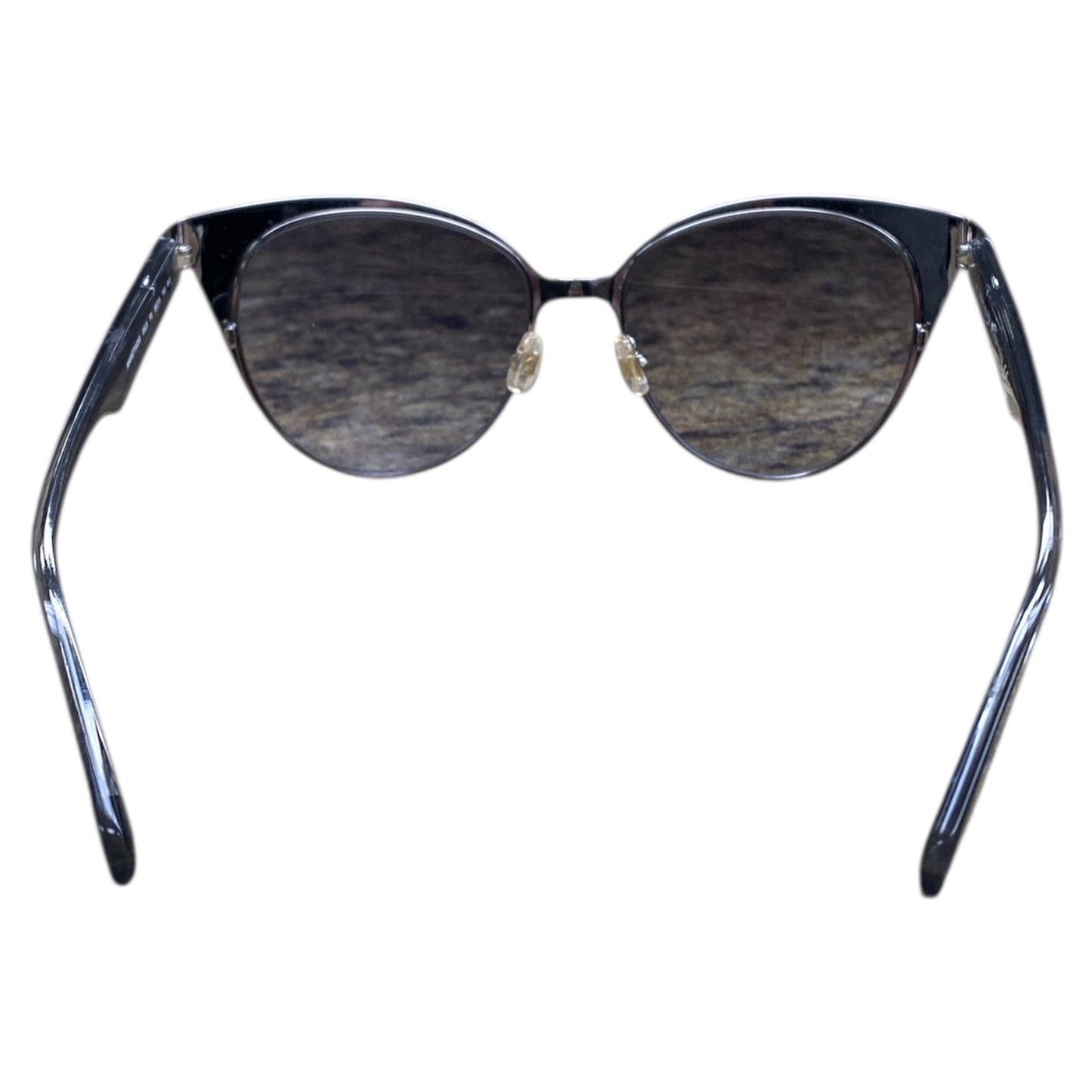 Sunglasses Designer By Kate Spade In Silver